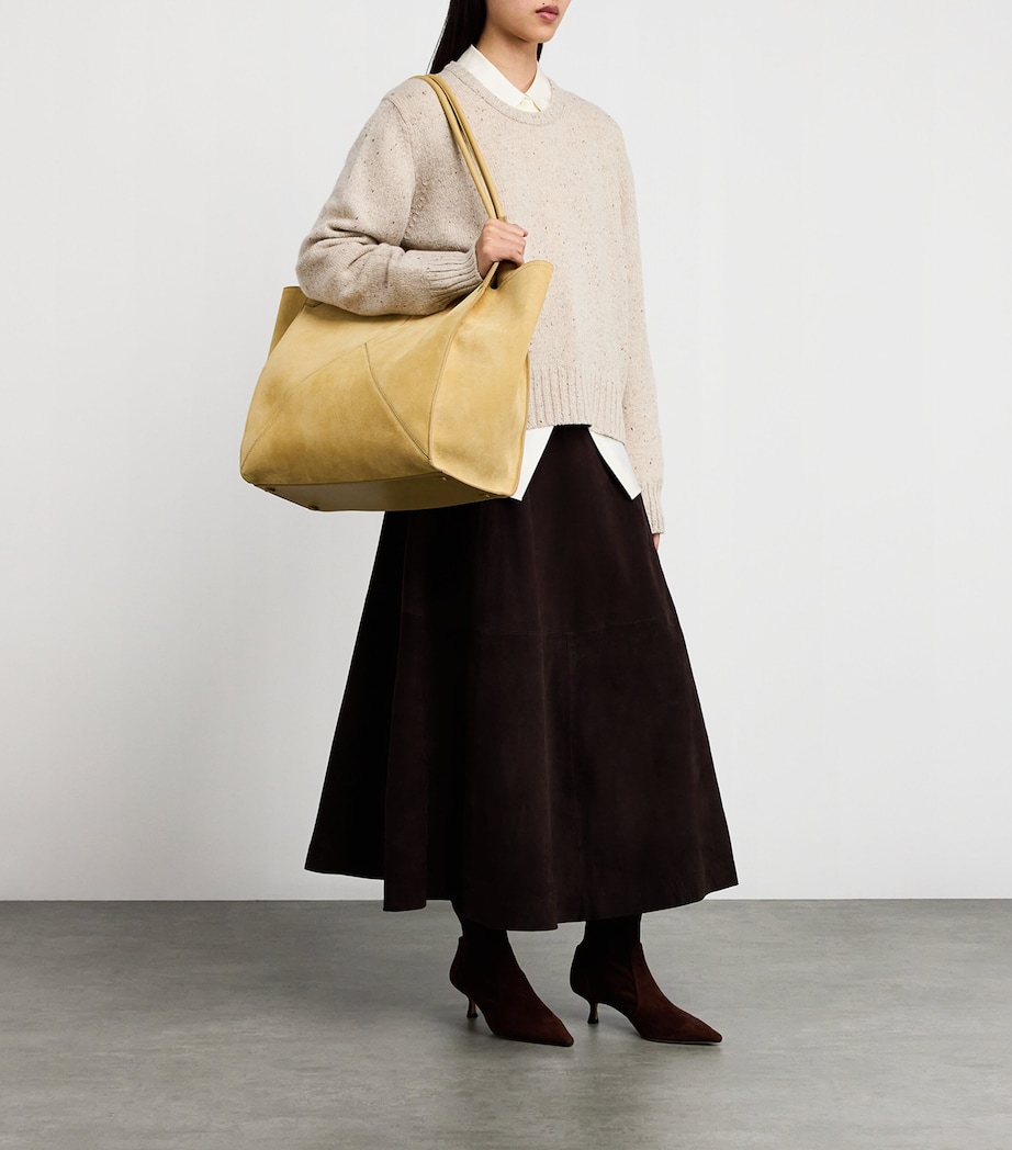 Donegal Cashmere Relaxed Sweater 006334 CREAM DN DNGL Image 2