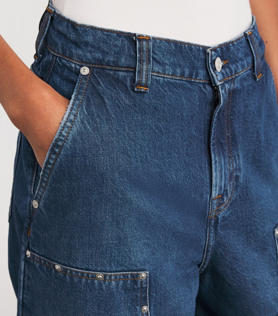 Riveted Balloon Jeans U71BL LE BLUE Image 6