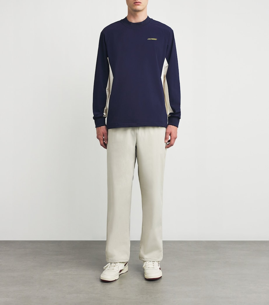 x Reebok Logo Windbreaker NAVY Image 2