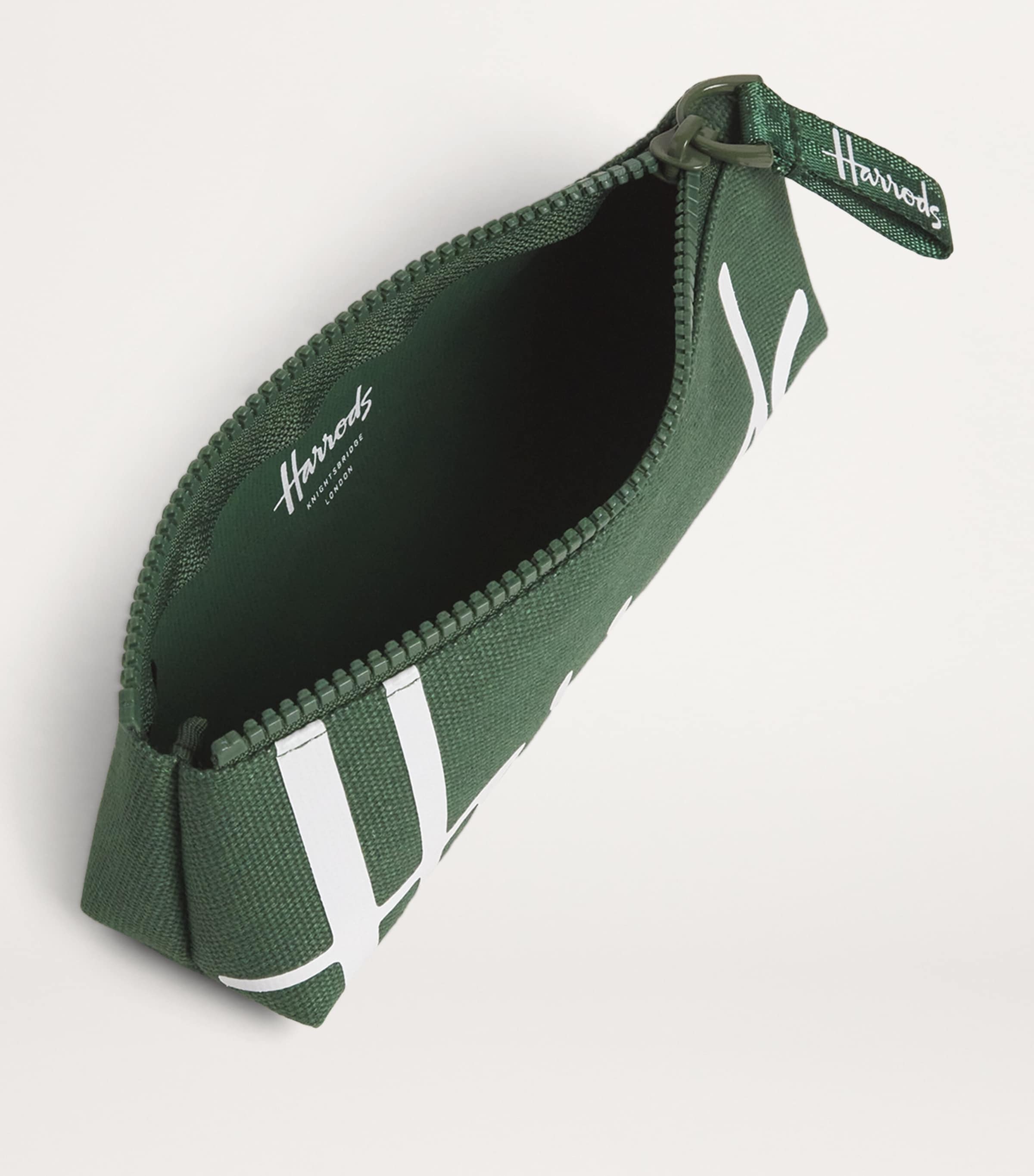 Cotton Logo Pencil Case DARK GREEN Image 3