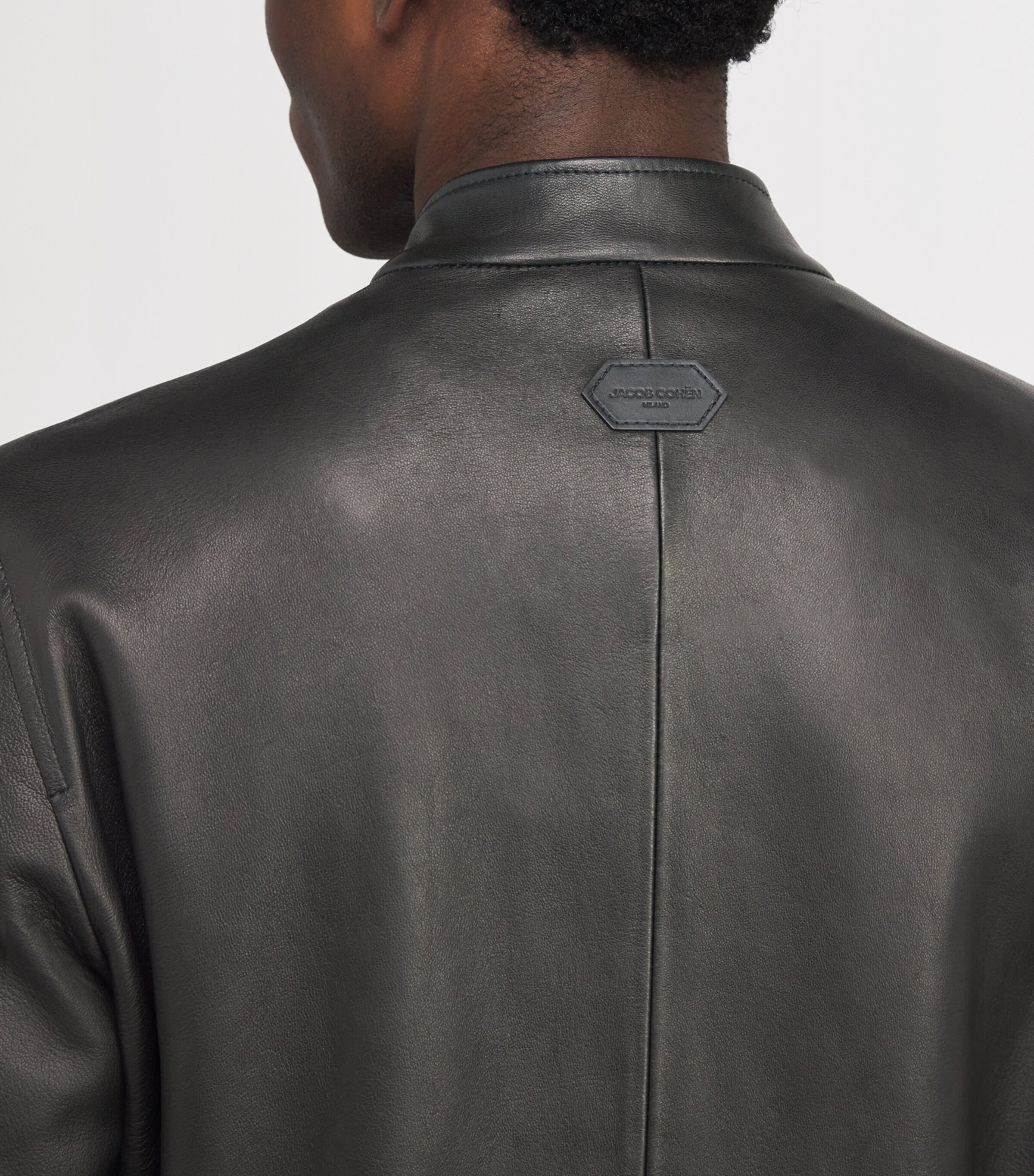 Leather Biker Jacket C74 Image 6