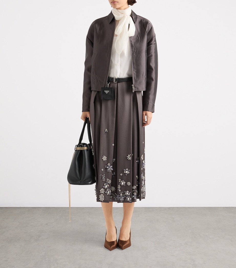 Silk-Wool Jacket F0031 Image 2