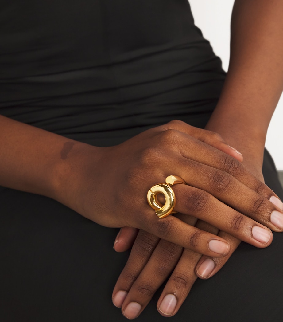 Yellow Gold Oera Loop Ring YELLOW GOLD Image 2