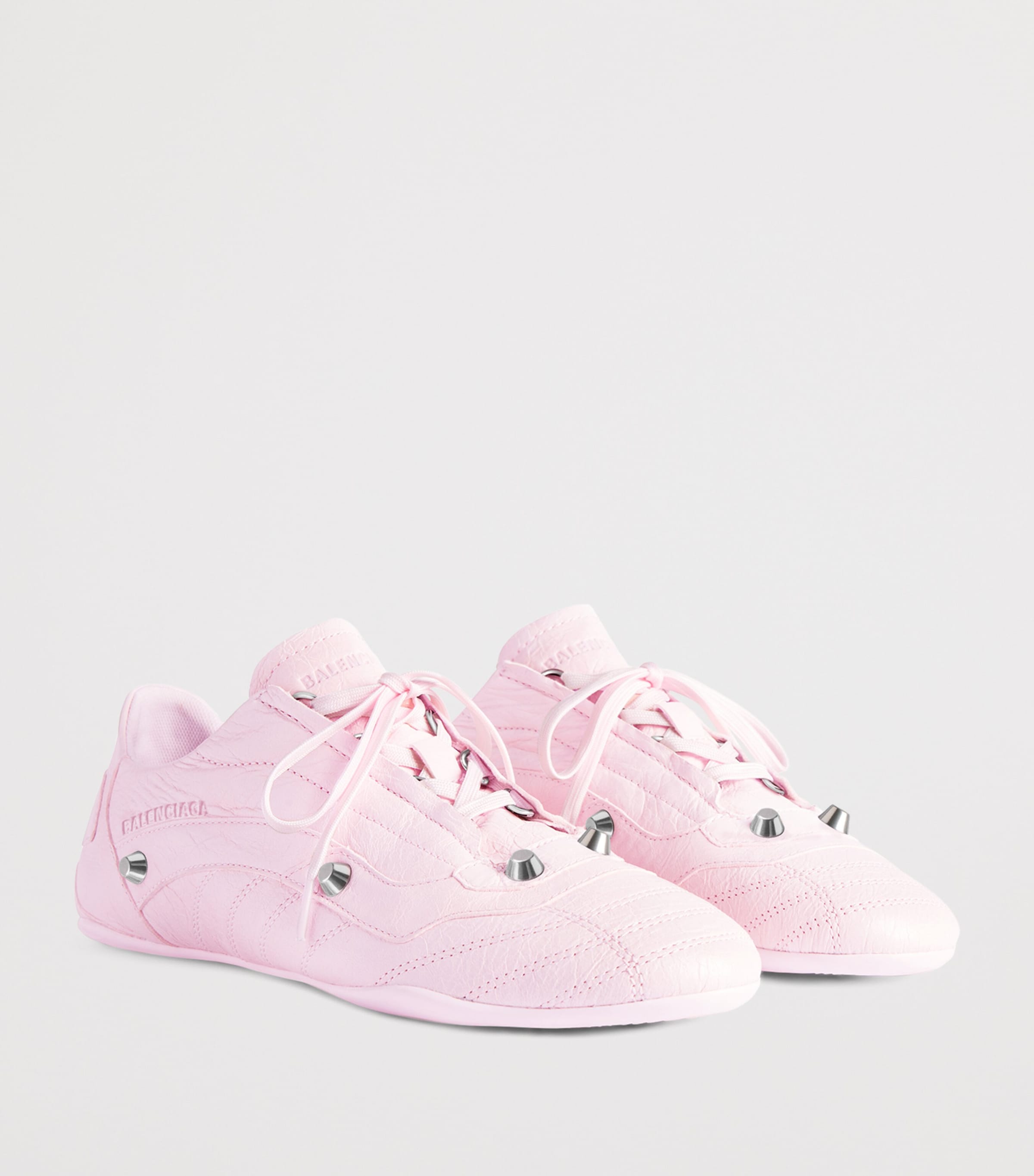 Balenciaga Leather City Sneakers Image 4