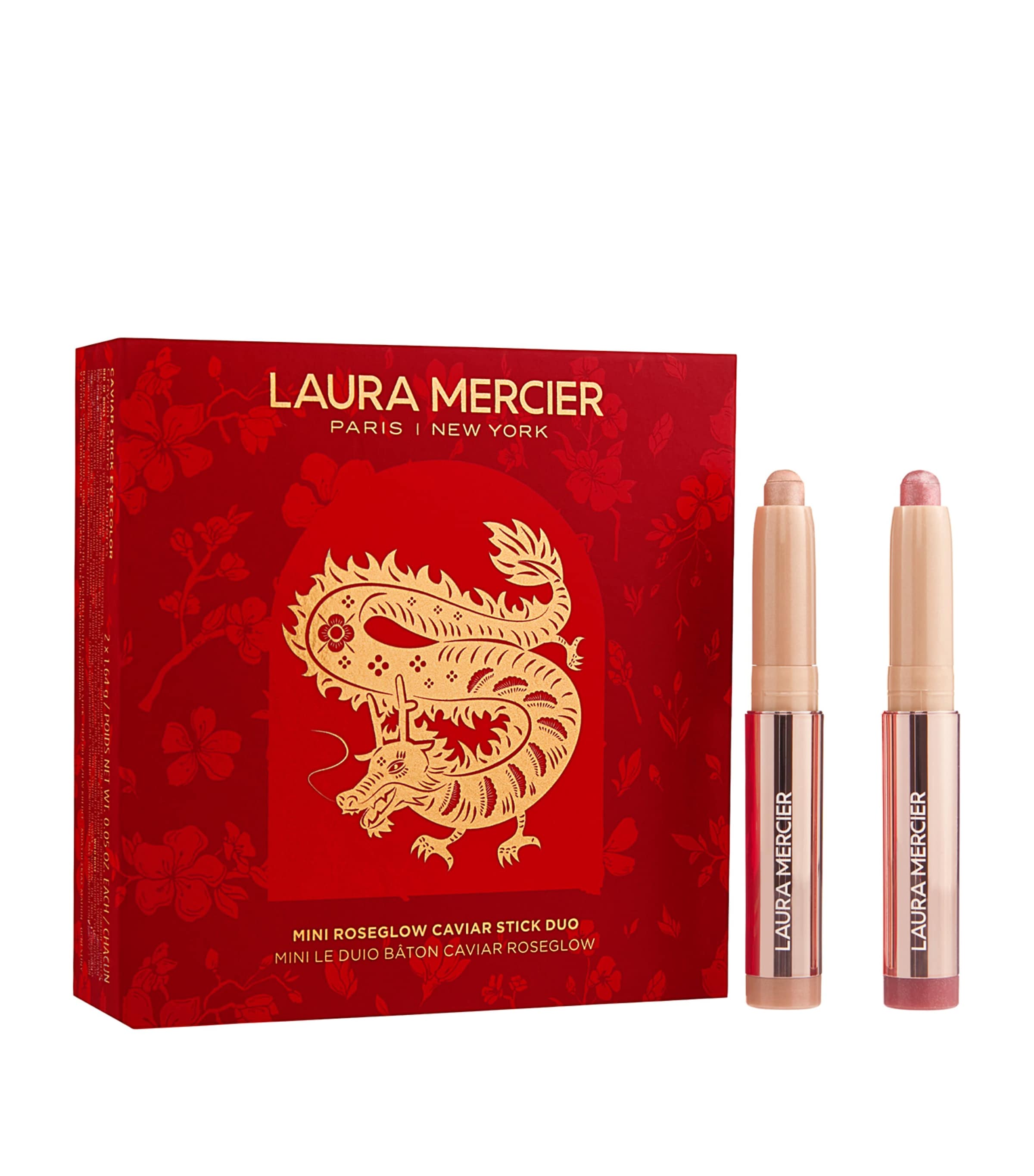 Laura Mercier Lunar New Year 2024 Mini Roseglow Caviar Duo