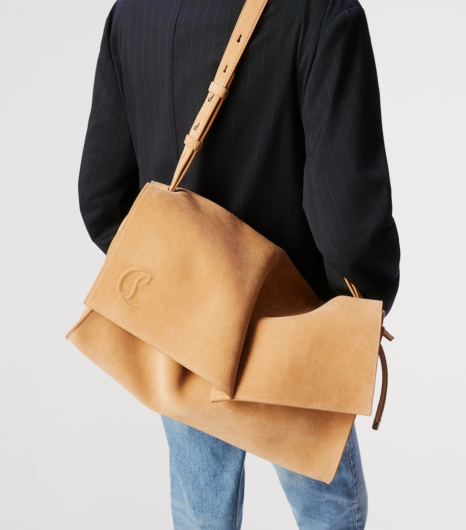 Baggy Large Suede Shoulder Bag F486 Image 2