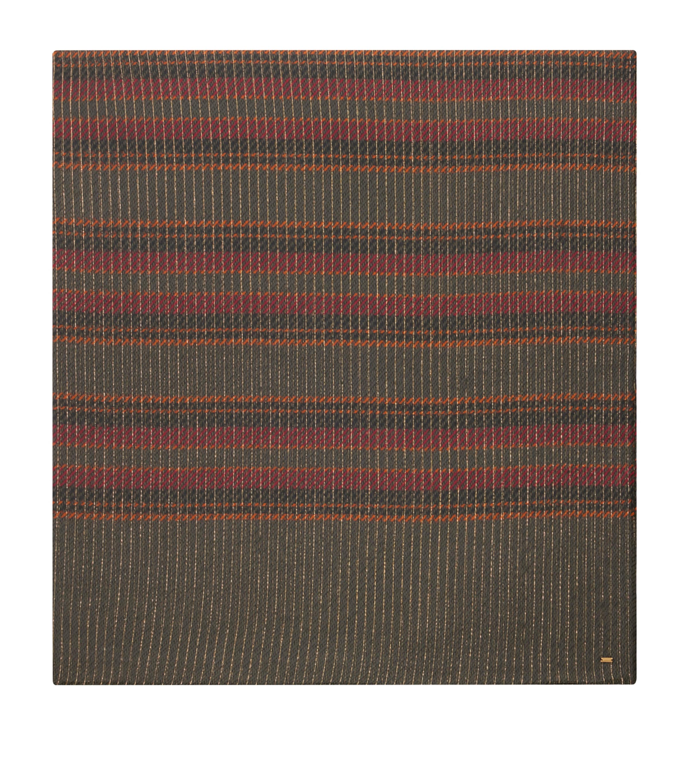 Saint Laurent Silk-blend Scarf In Green