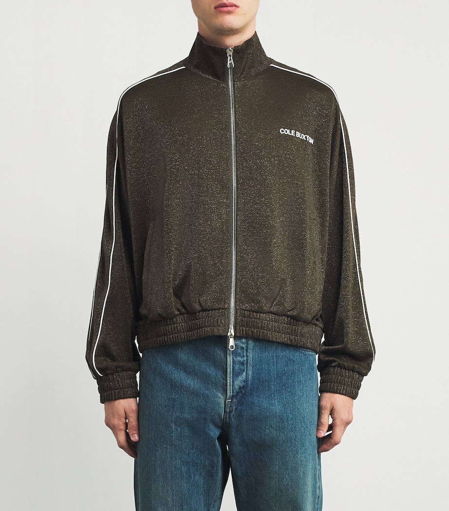 Glitter Track Jacket 680 KHAKI Image 3
