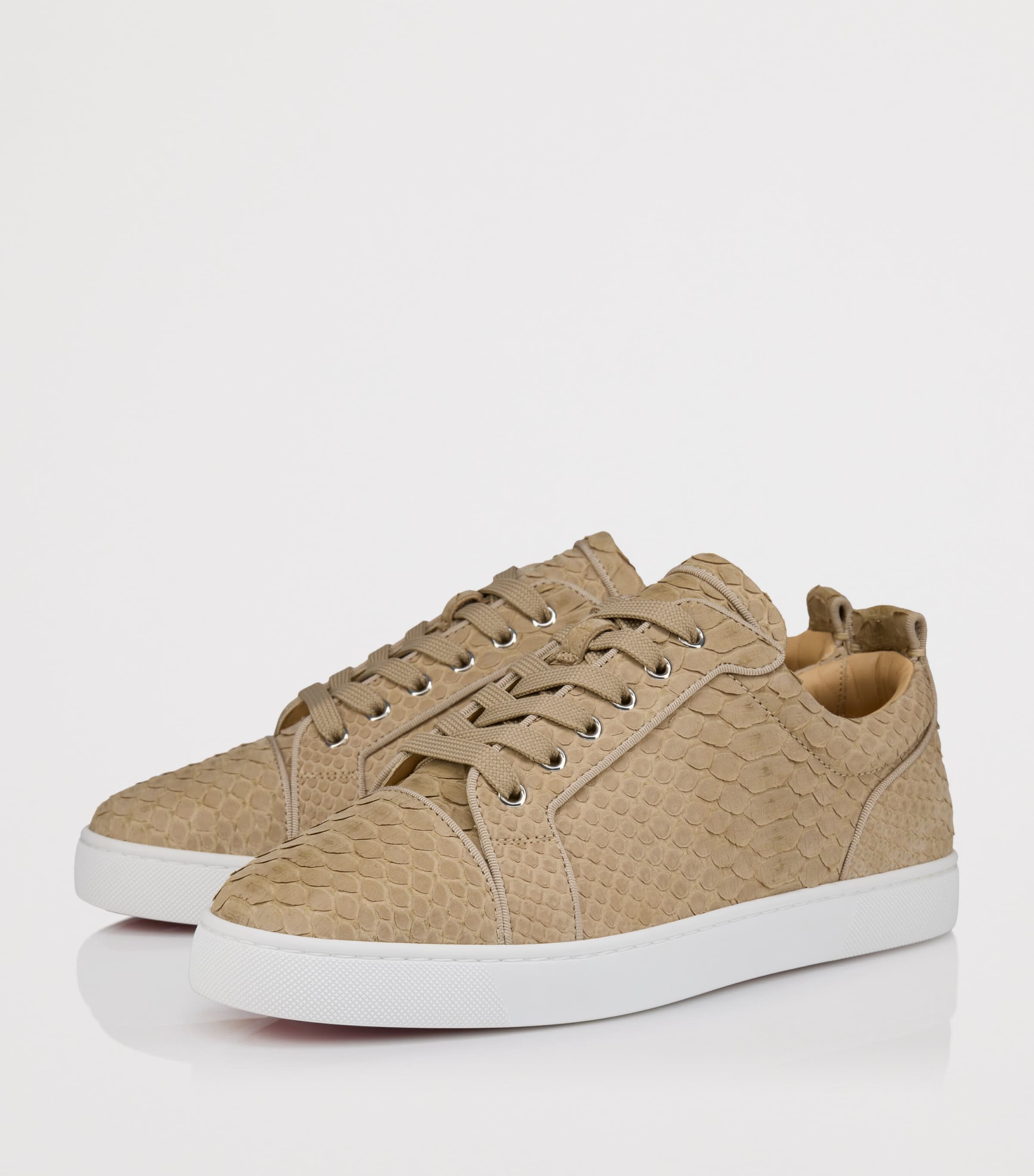 Christian Louboutin Louis Junior Orlato Python Sneakers Image 3