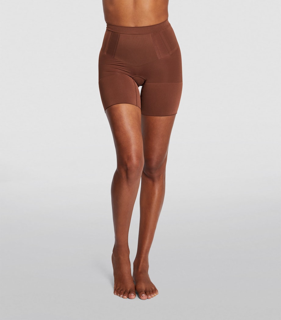 SPANXsculpt OnCore Mid-Thigh Shorts CHESTNUT BROWN Image 2