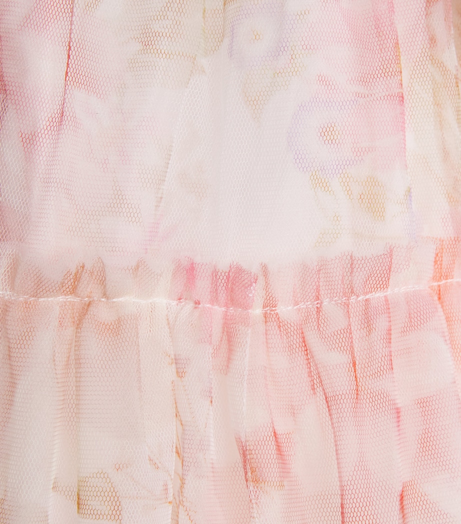 Tulle Floral Dress (4-16 Years) DELICATE BOUQET PRNT Image 3