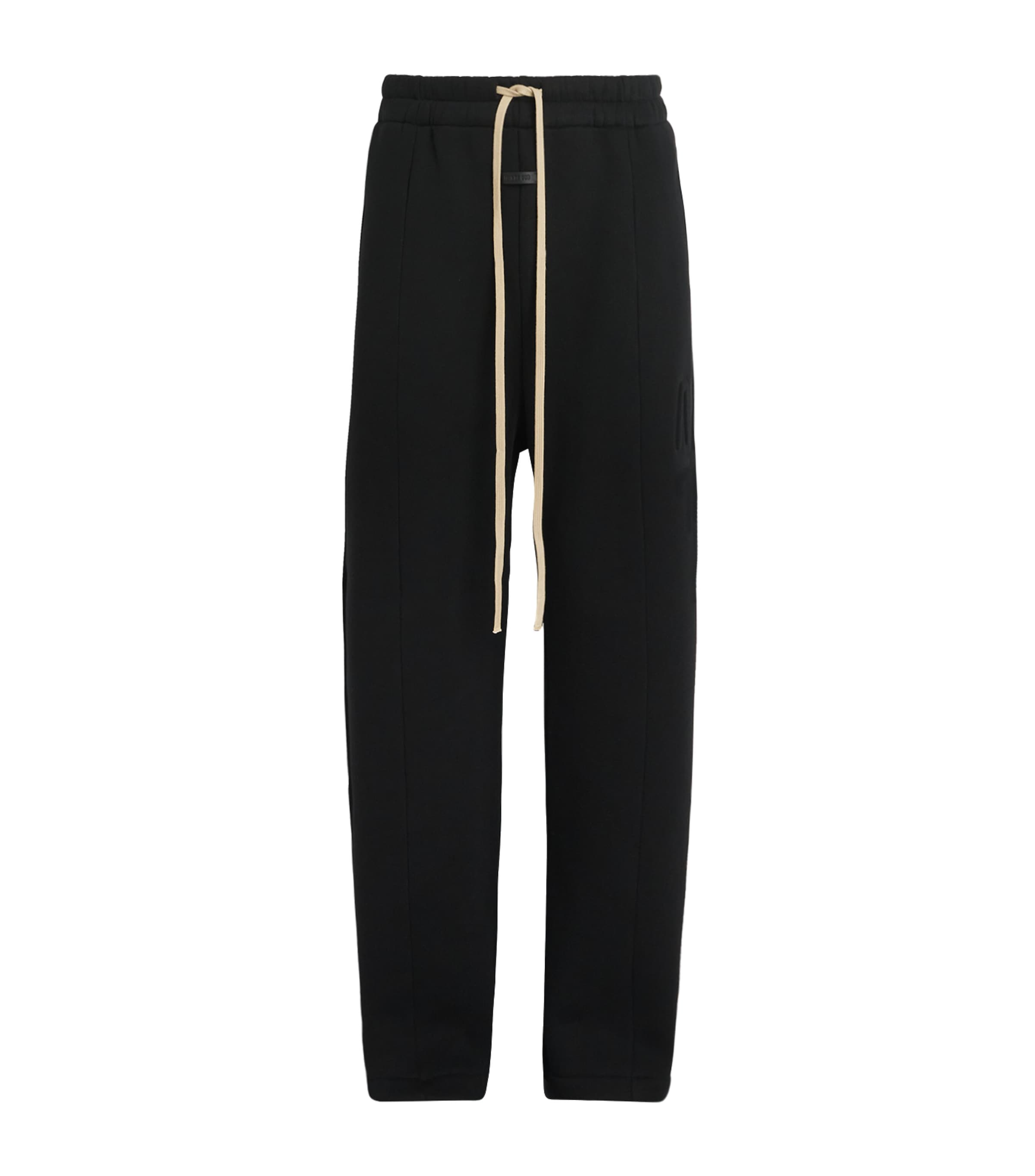 Fear Of God Black Cotton Jogging Pants In Black