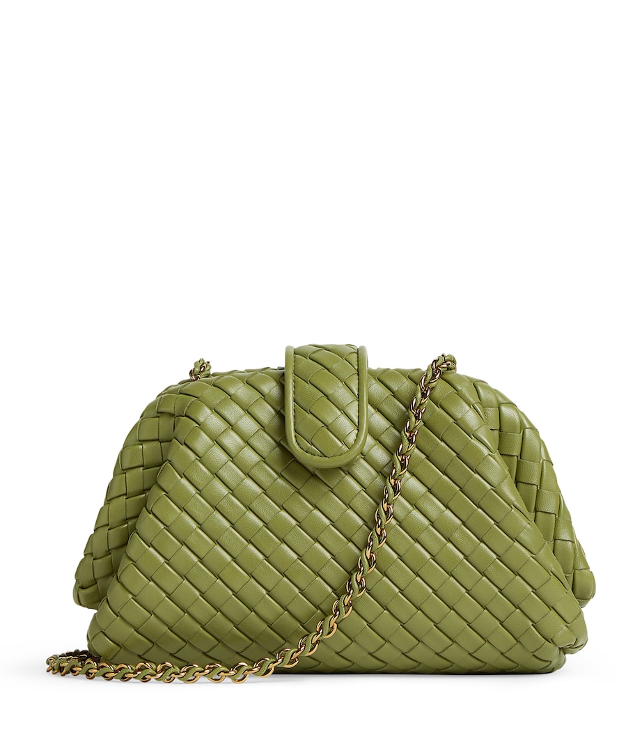 Bottega Veneta Small Leather Lauren 1980 Clutch Bag Image 1