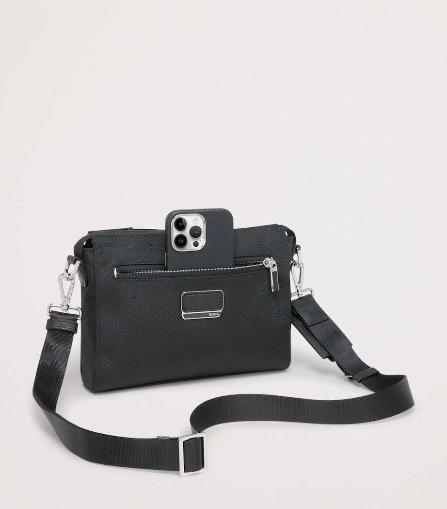 Tumi Arrivé Ronan Clutch Cross-Body Bag Black Image 4