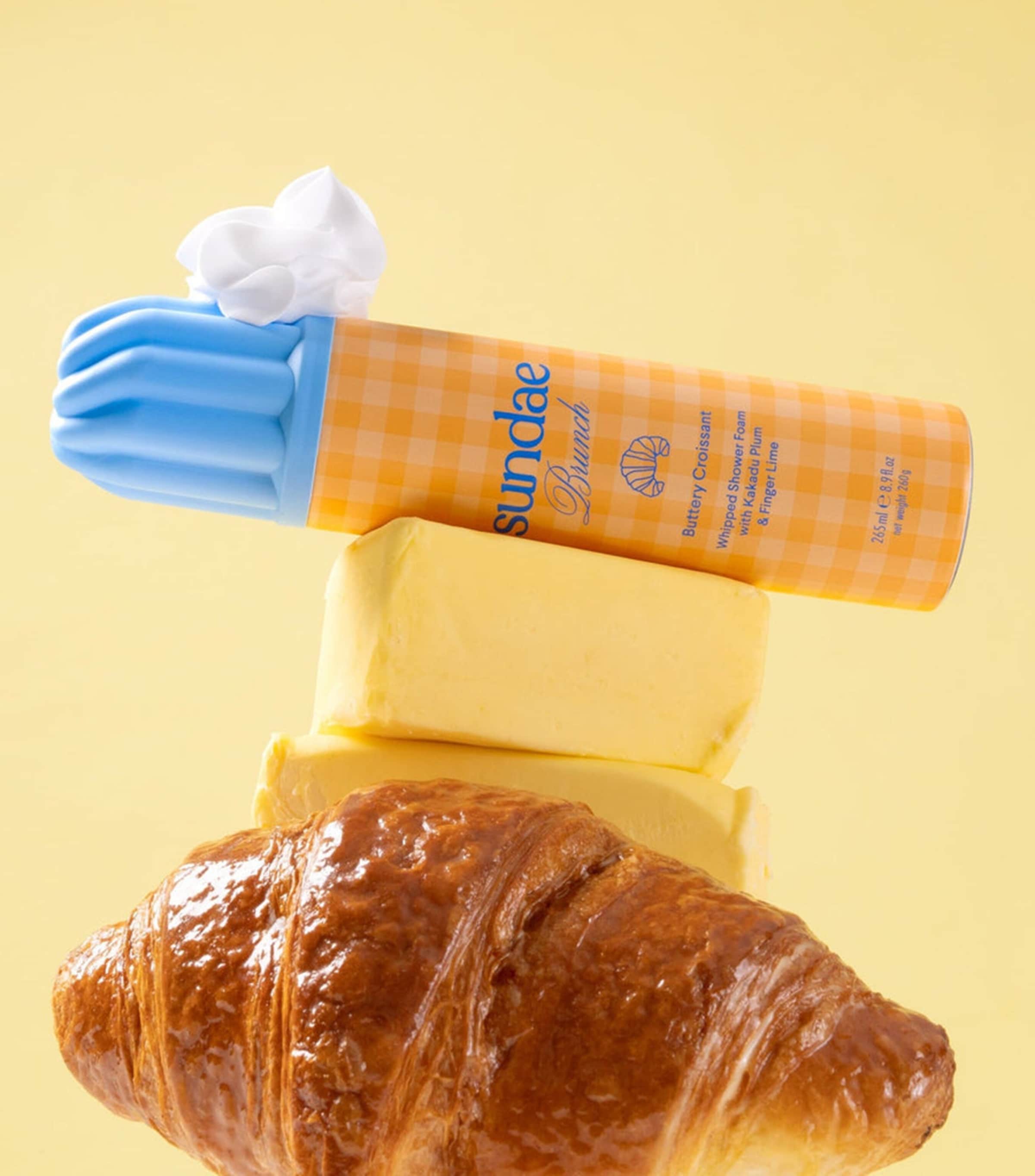 Sundae Body Buttery Croissant Whipped Shower Foam (265ml) Image 3