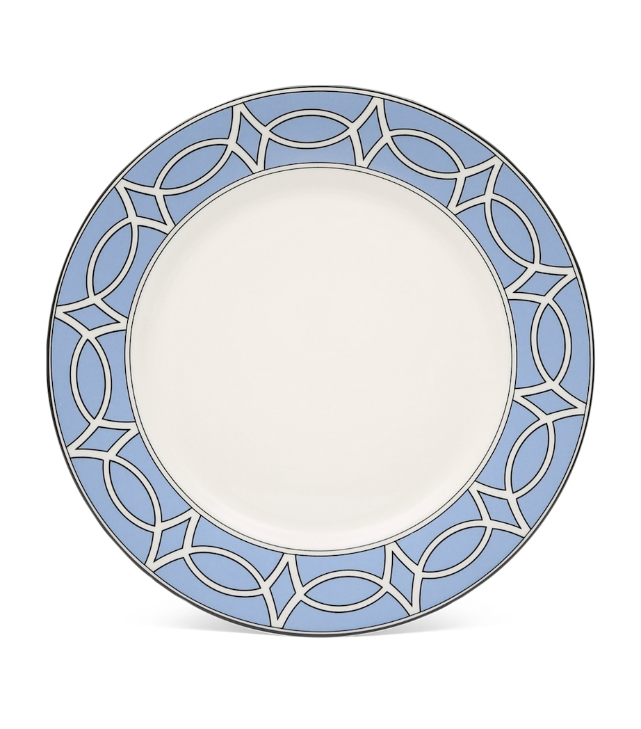 Set of 2 Loop Dessert Plates (21cm) BLUE Image 1