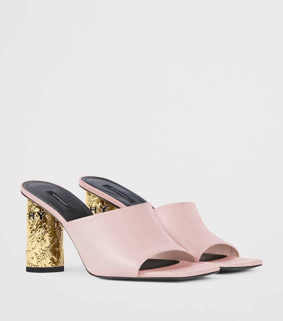 Givenchy Calfskin Tape Mules 85 Silk Pink Image 2