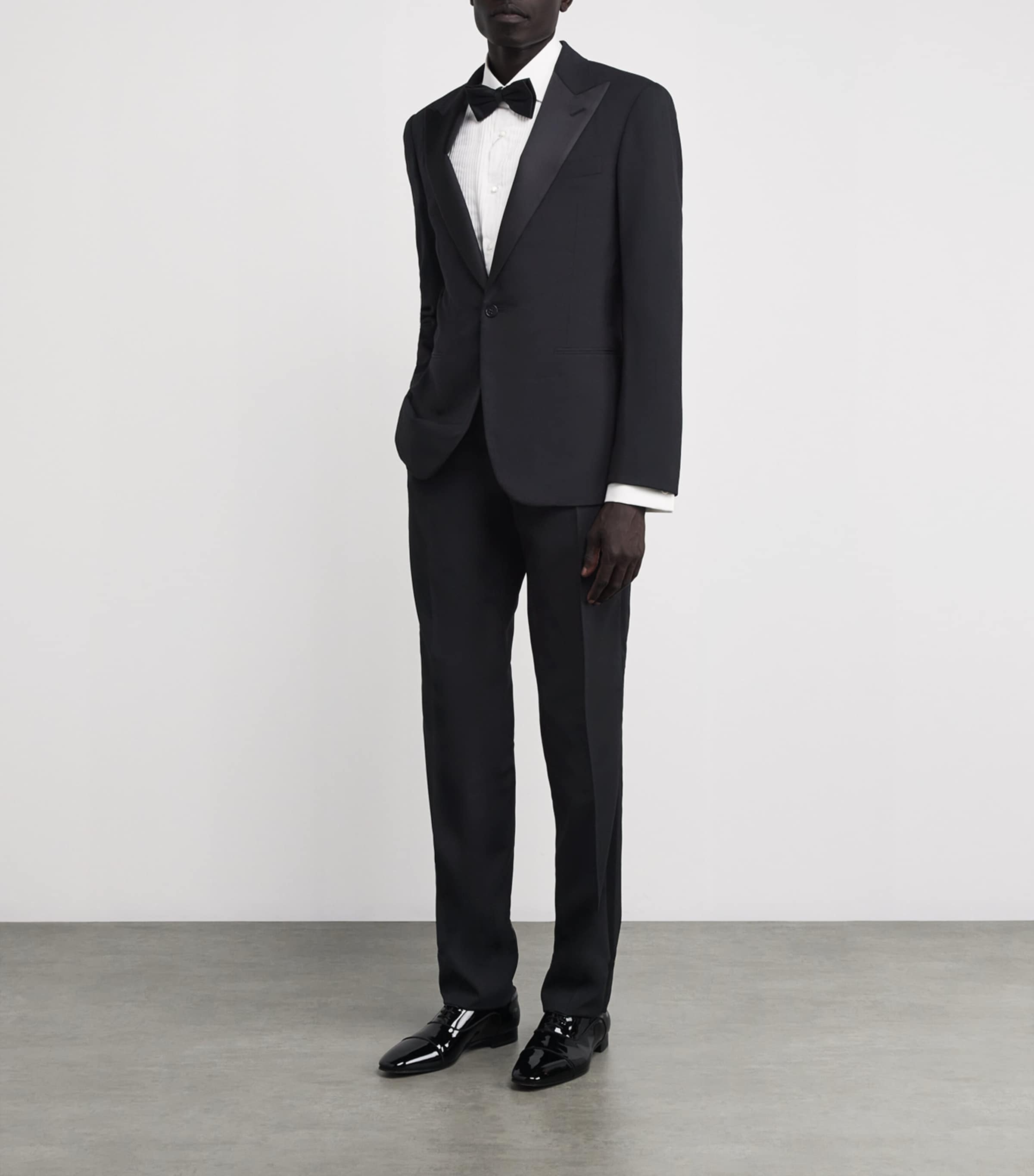 Ralph Lauren Purple Label Mens Wool 2-Piece Suit Charcoal Image 2