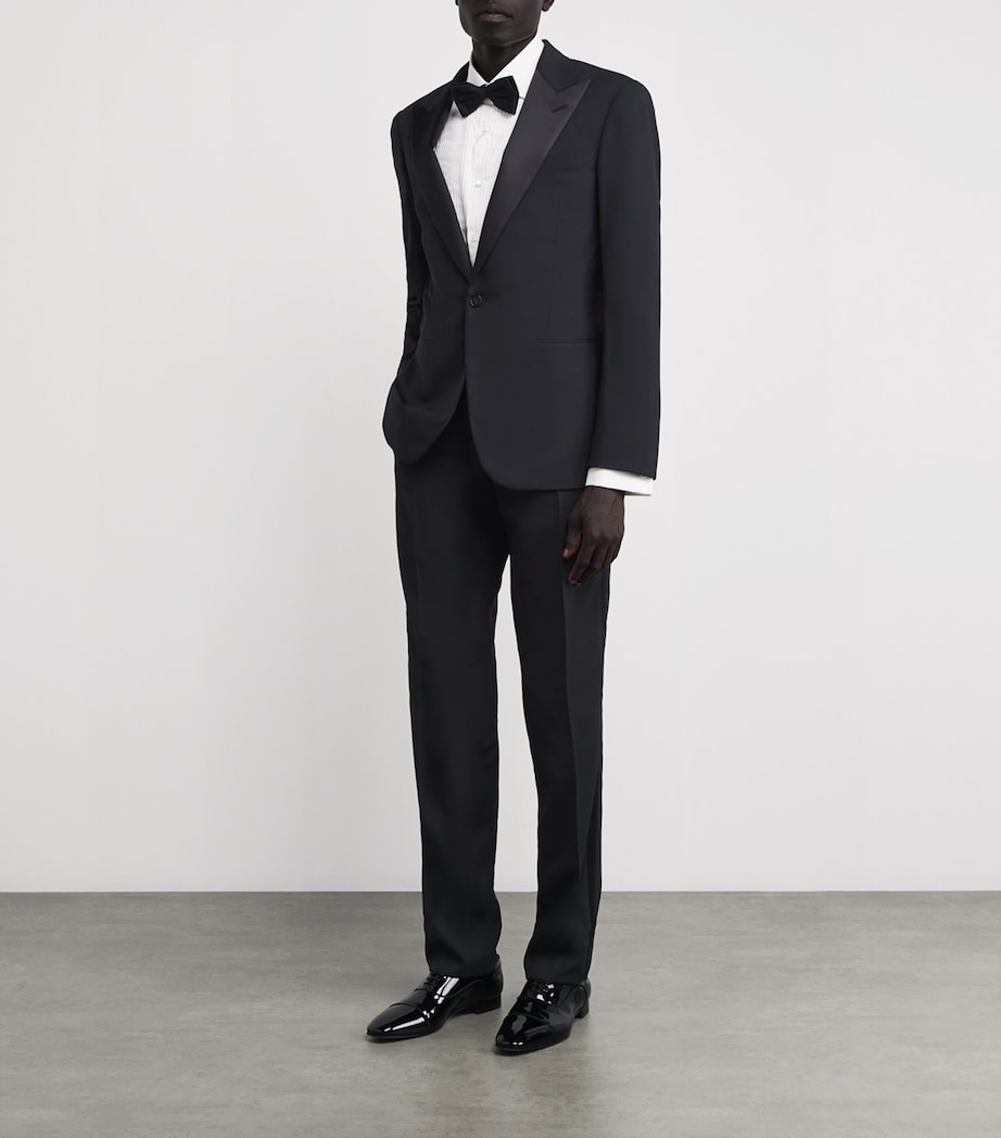 Ralph Lauren Purple Label Mens Wool 2-Piece Suit Charcoal Image 2