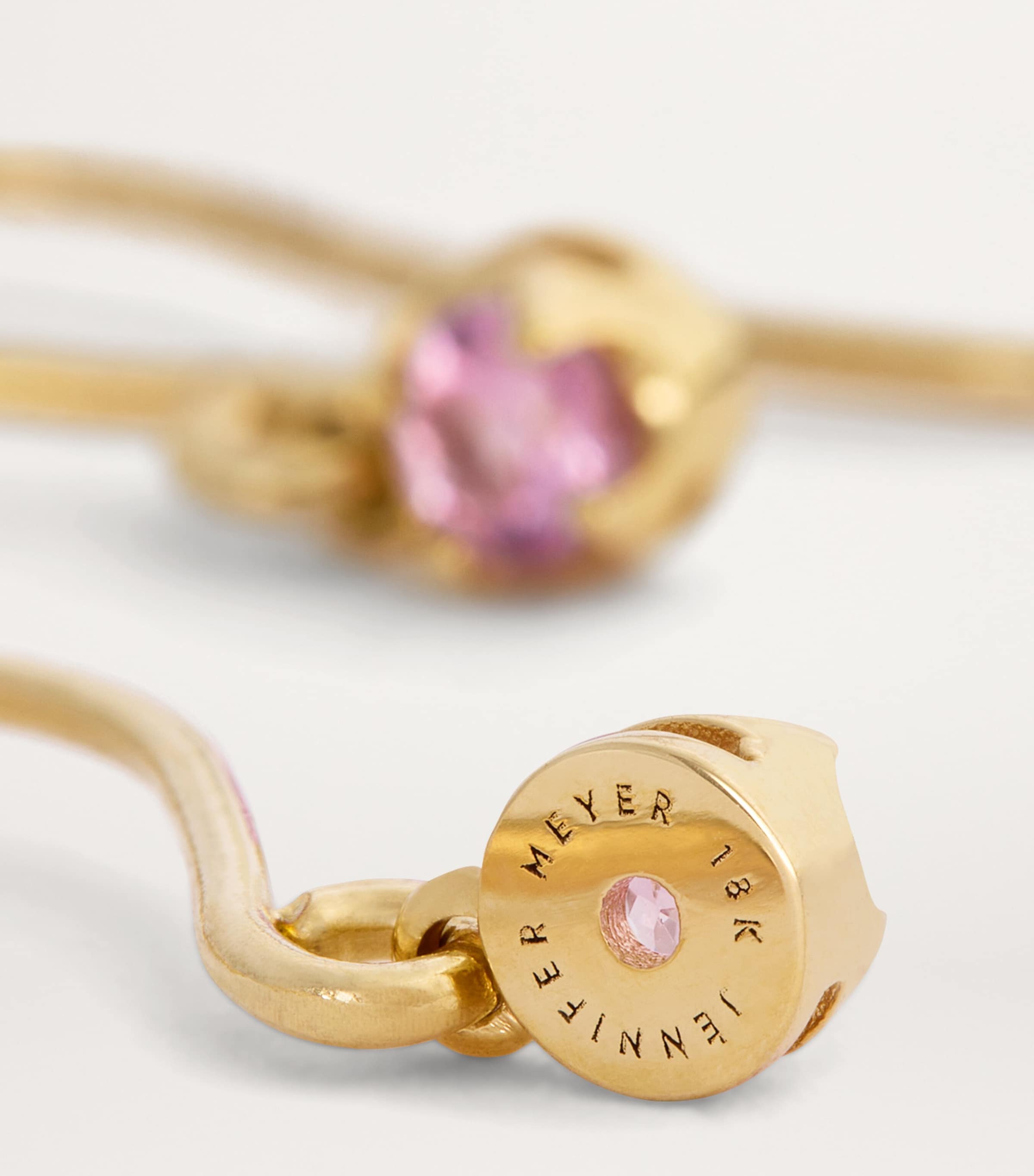 Yellow Gold and Sapphire Edith Drop Earrings YELLOW GOLD Image 6