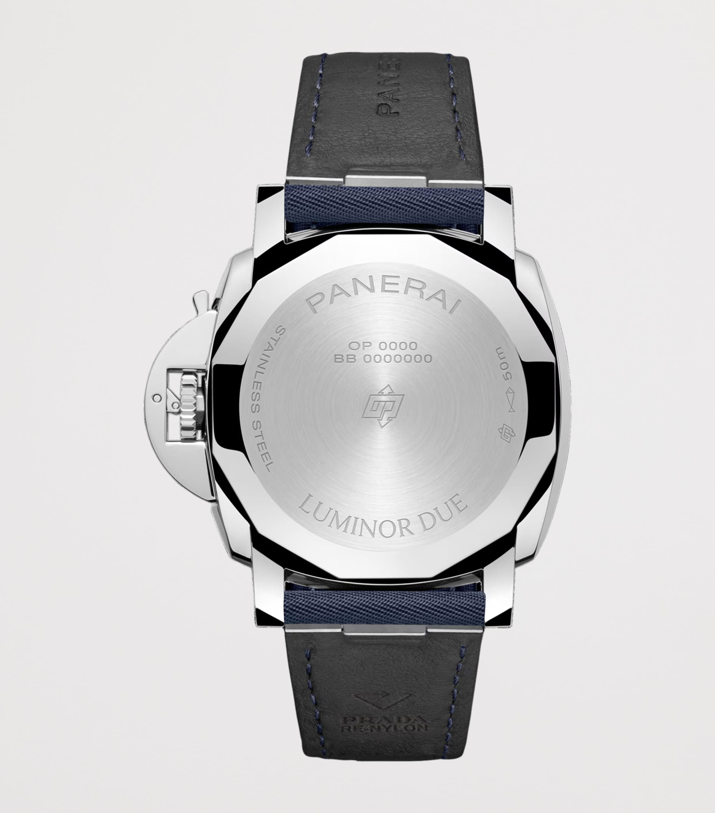 Panerai Stainless Steel Luminor Due Watch 42mm Blue Image 2