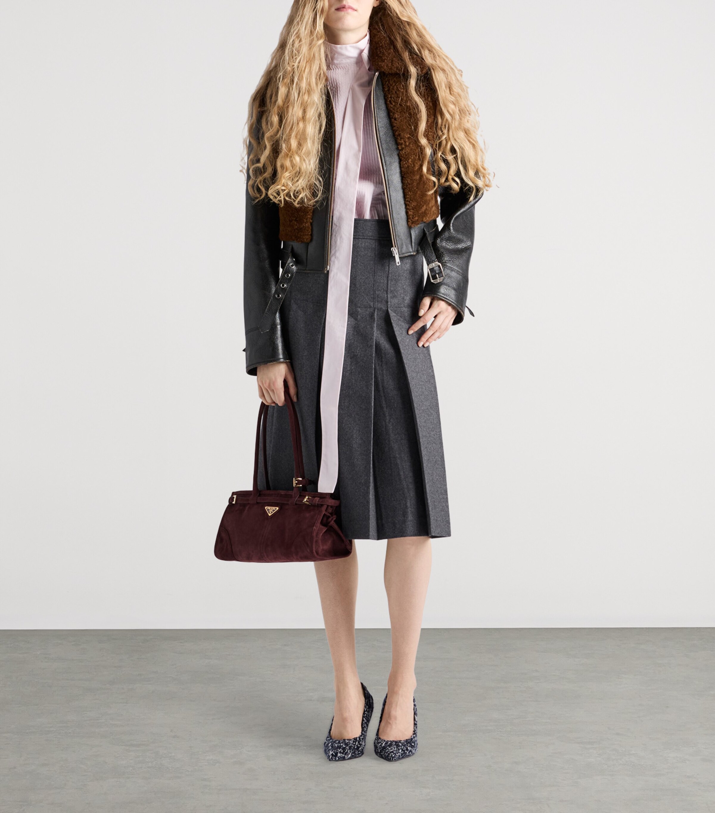 Cotton Poplin Embroidered Blouse F0442 Image 2