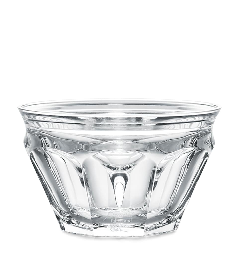 Baccarat Harcourt Talleyrand Comme De L’or Noir Caviar Bowl Clear