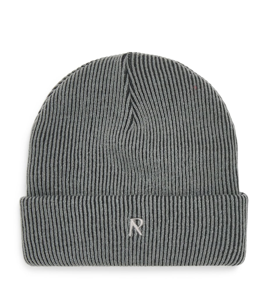Rib Knit Beanie VINTAGE GREY Image 1