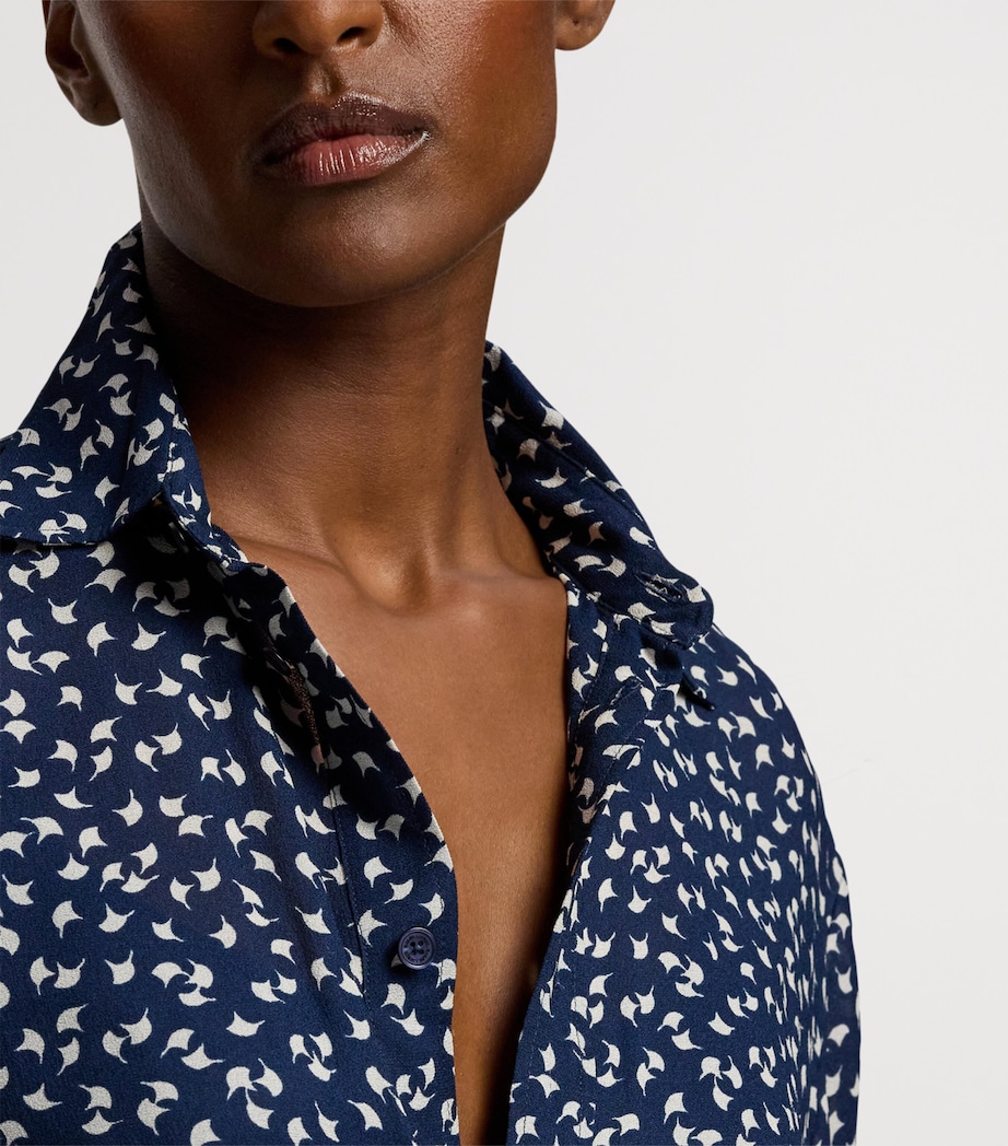 Sura Midi Shirt Dress NAVY-410 Image 11