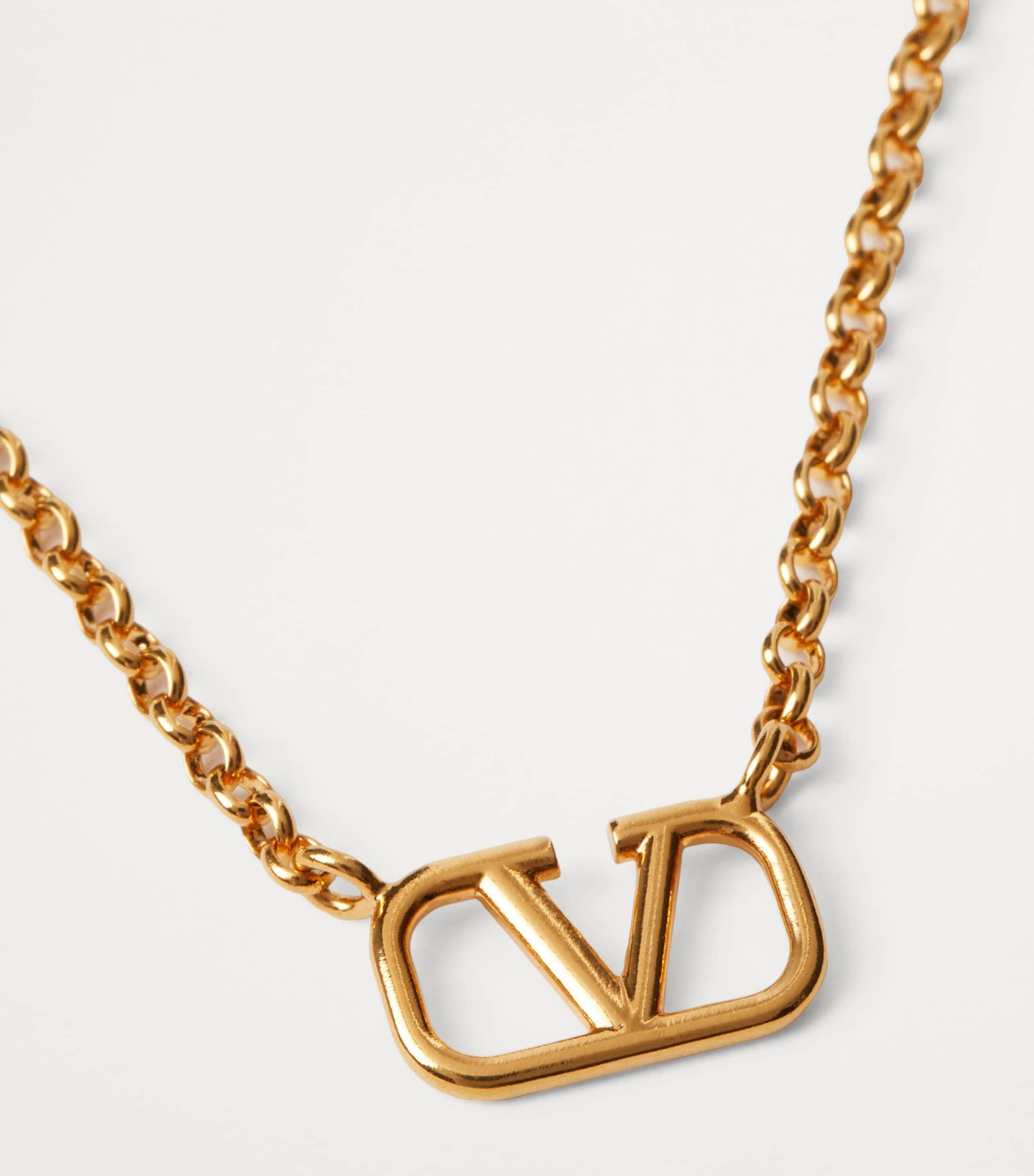 アクセサリー VALENTINO Kihei Gold Long Necklace VALENTINO Kihei Gold Long Necklace