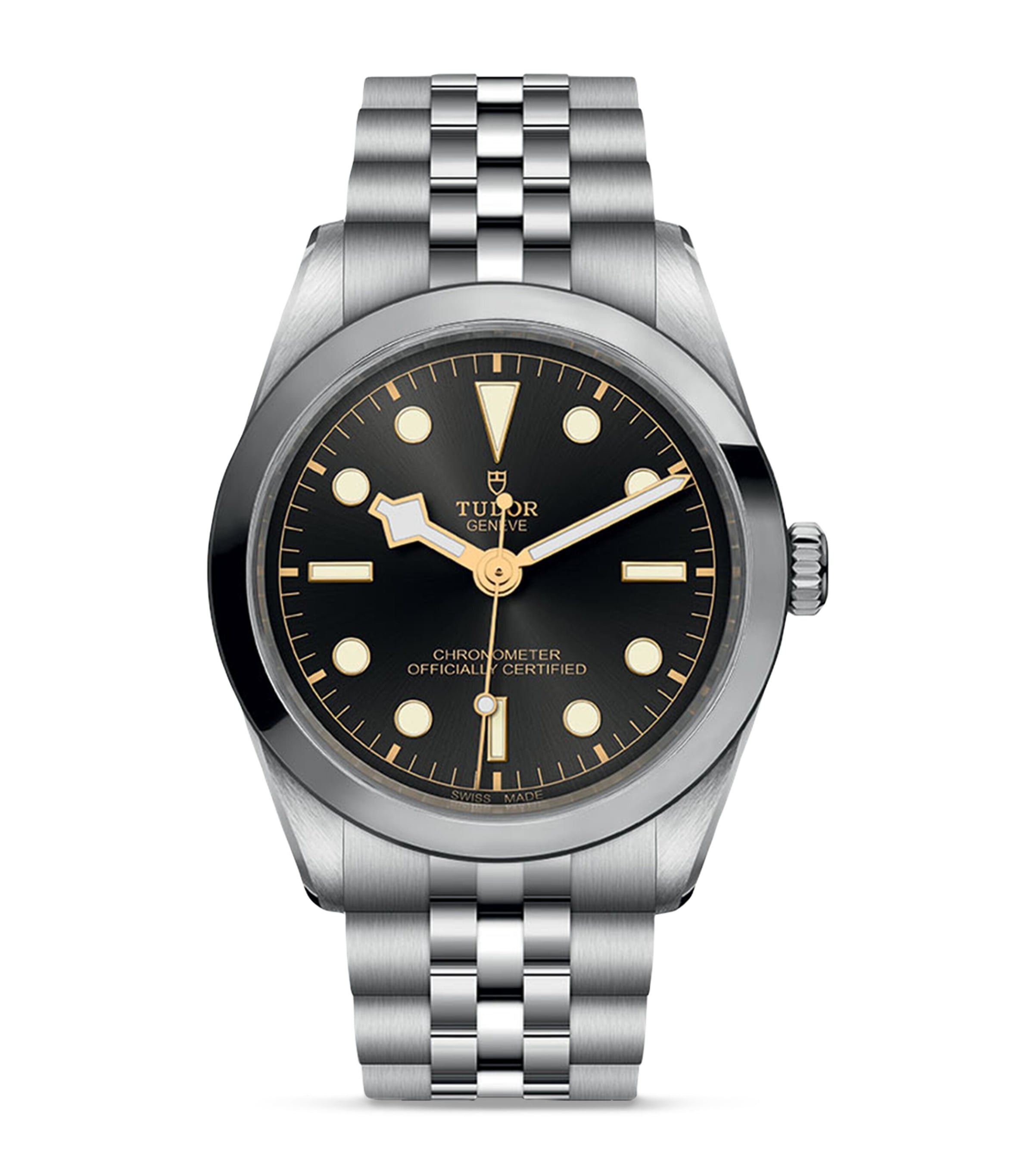 Tudor Stainless Steel Black Bay Automatic Watch In Grey