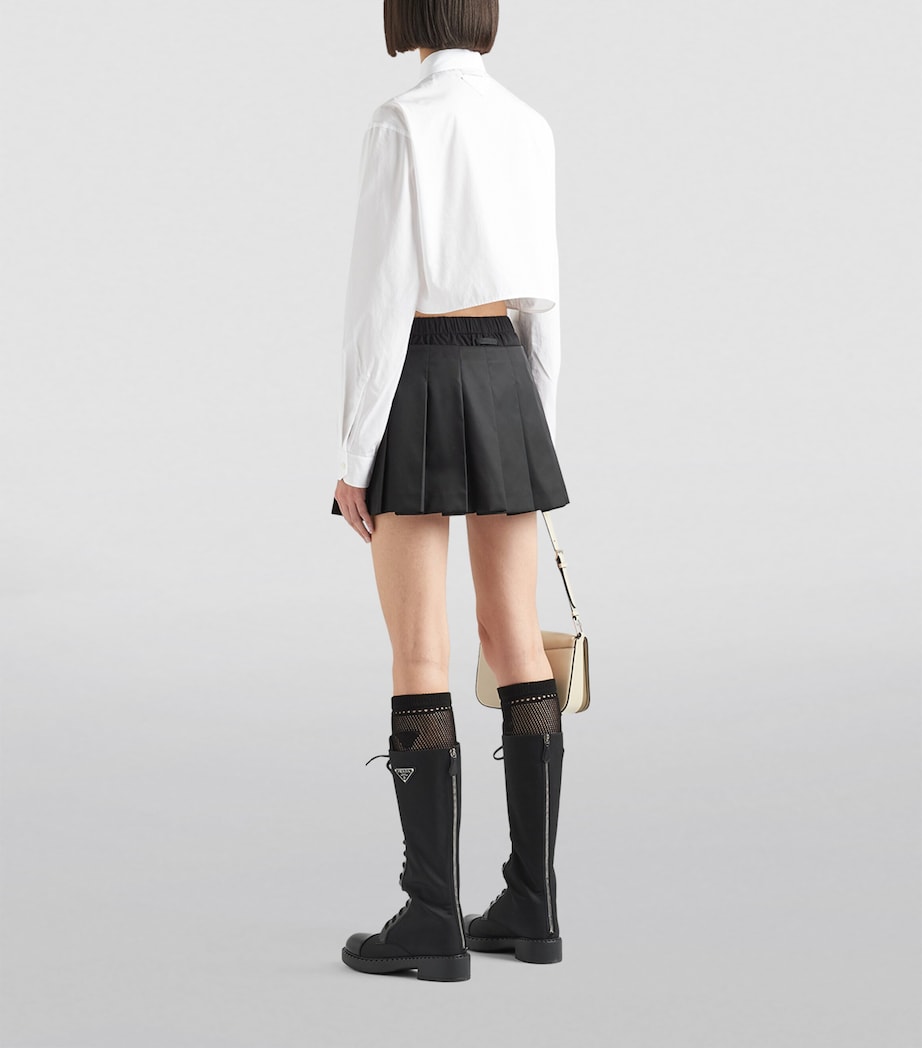 Re-Nylon Pleated Mini Skirt F0002 Image 4