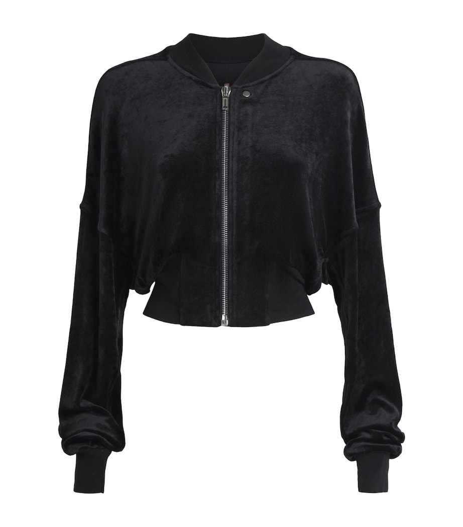 Rick Owens Womens Flight Bomber Jacket Black Image 1