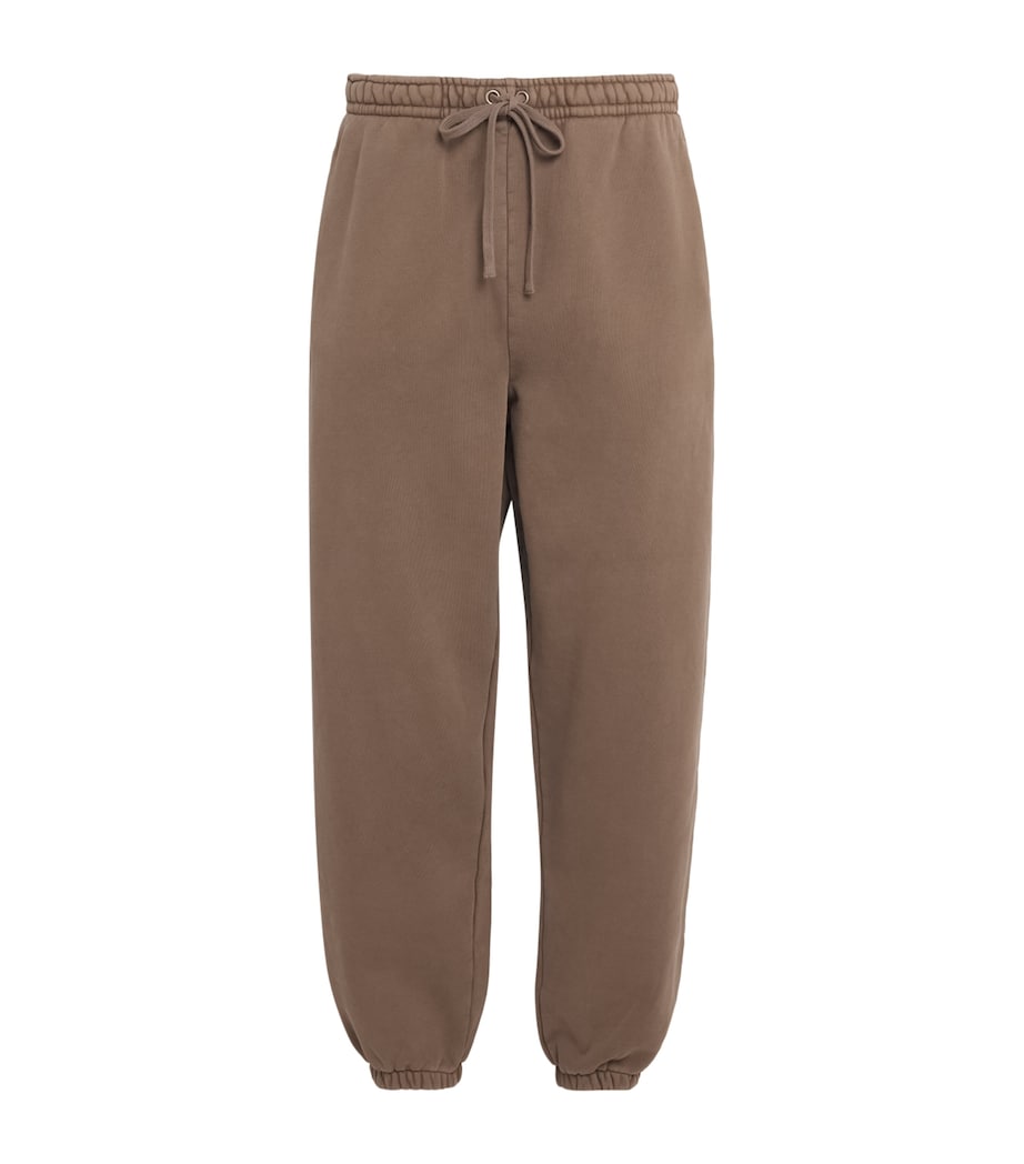 Cotton Fleece Cuffed Sweatpants TRUFFLE Image 1