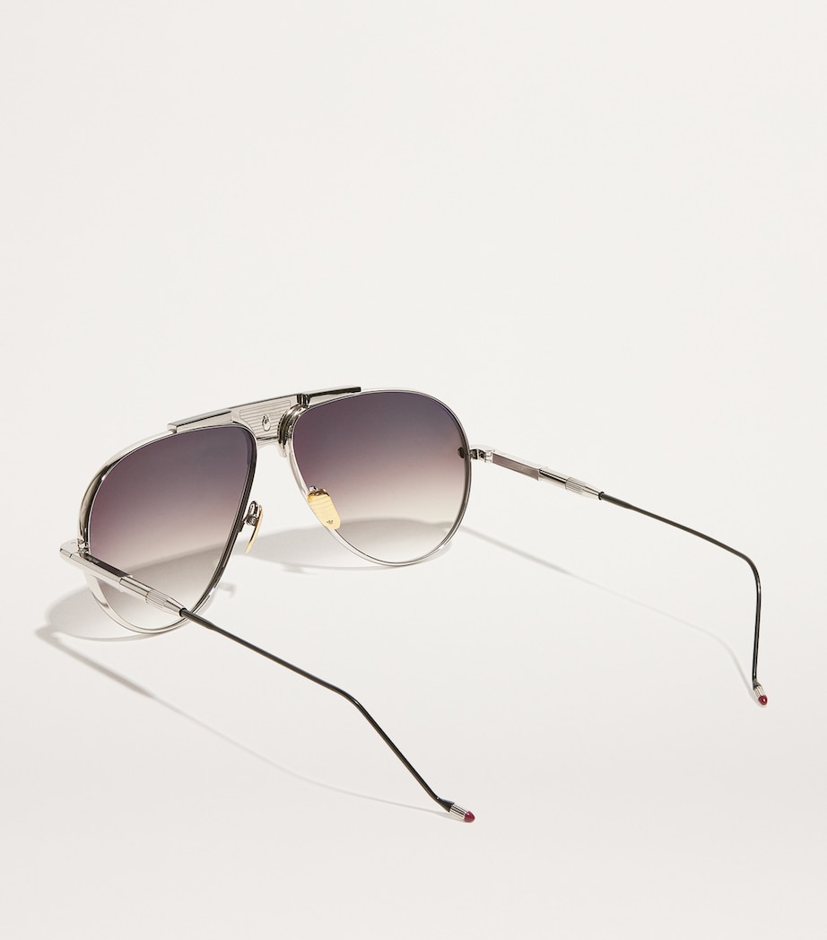 Daido Aviator Sunglasses SILVER Image 3