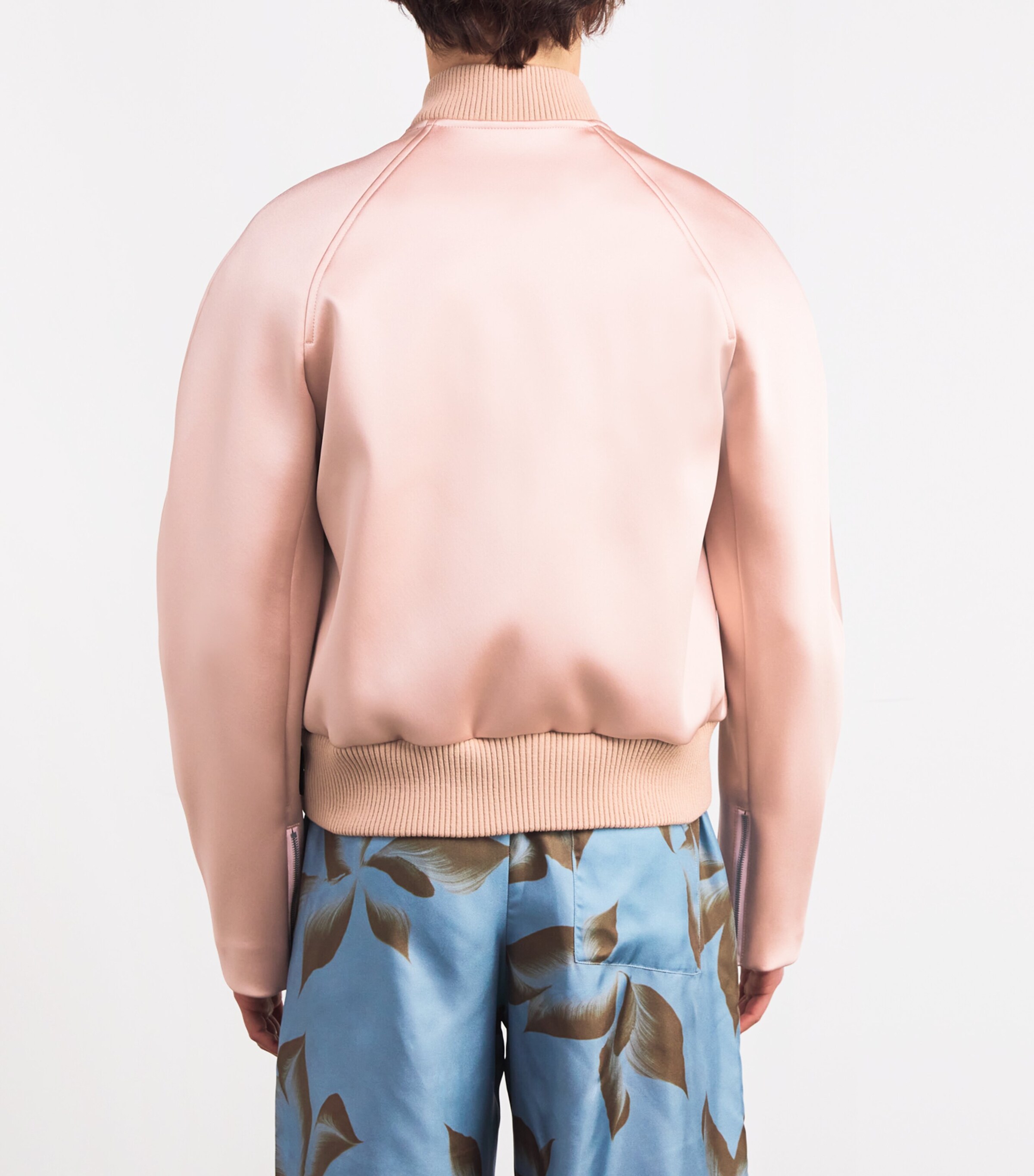 Satin Bomber Jacket 305 PINK Image 4