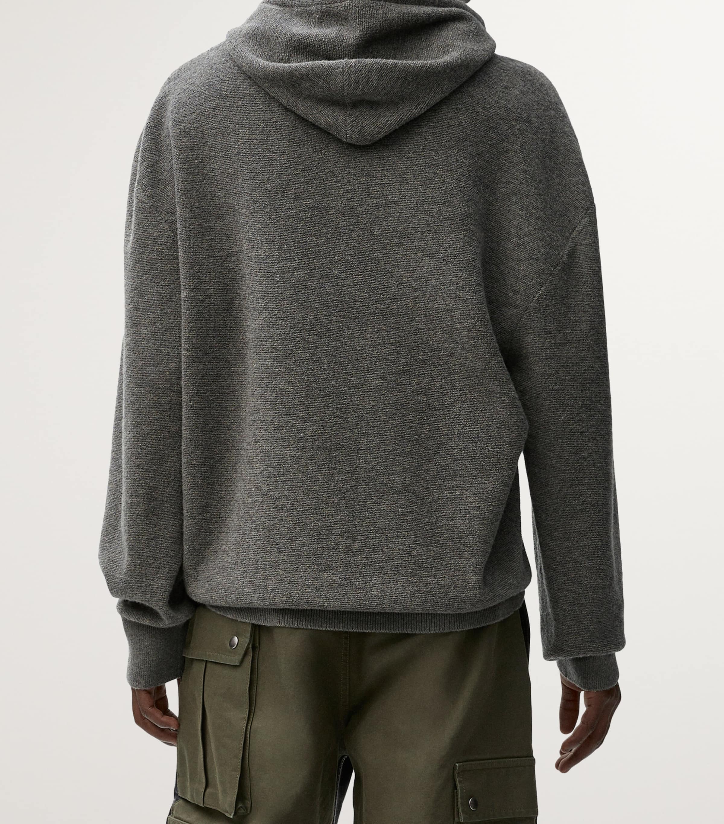 Wool Anagram Hoodie GREY Image 4