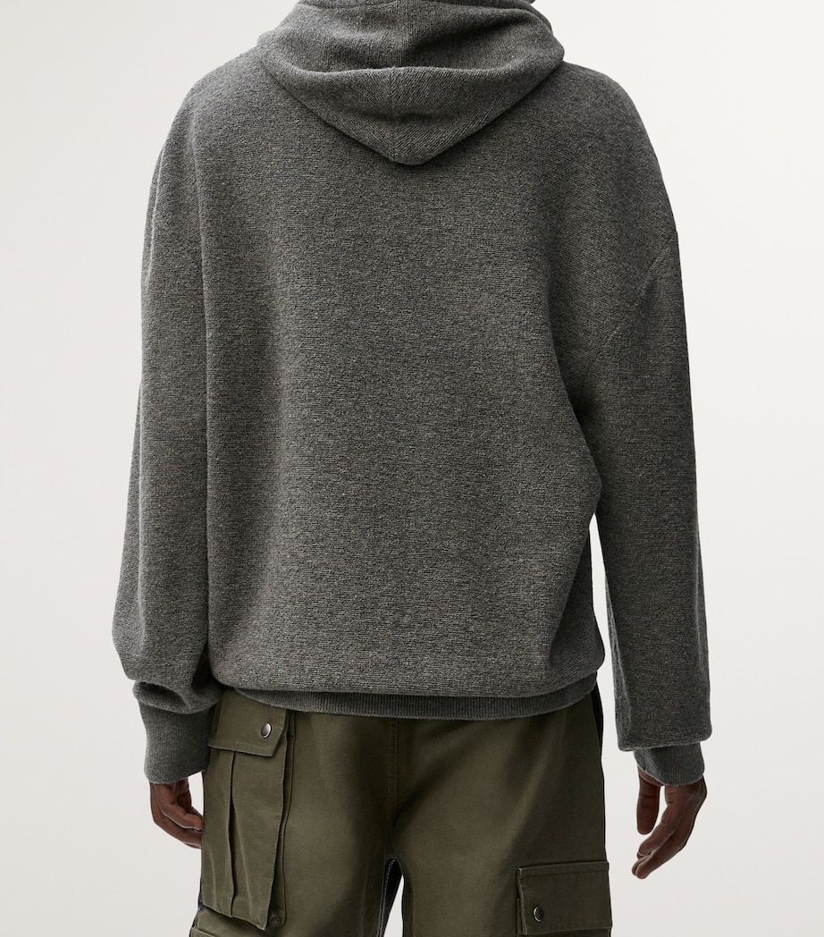 Wool Anagram Hoodie GREY Image 4