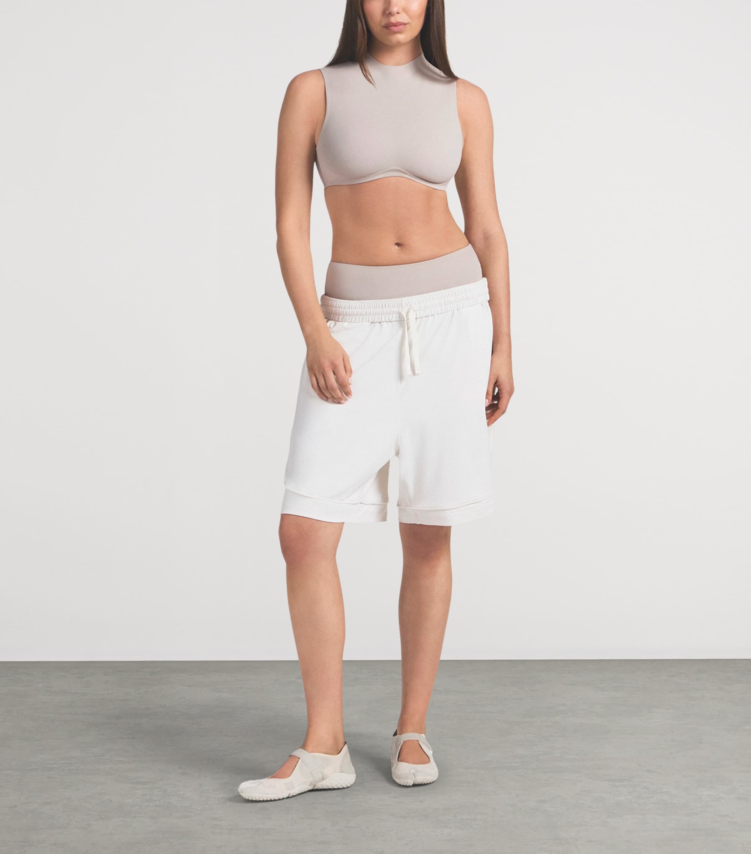 NikeSKIMS Ivory NikeSKIMS Airy Relaxed Shorts | Harrods US