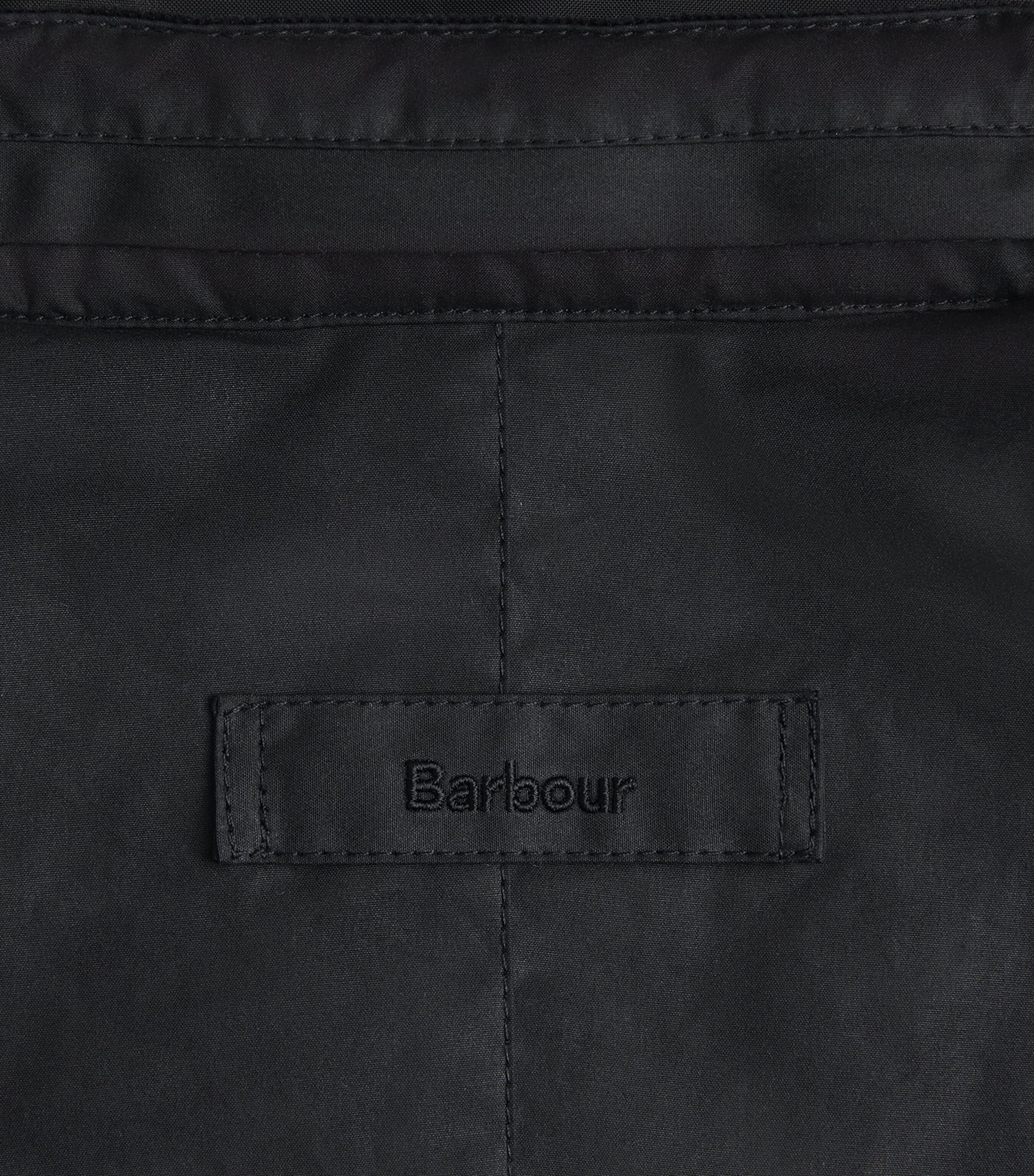 Cotton Waxed Jacket BLACK Image 6