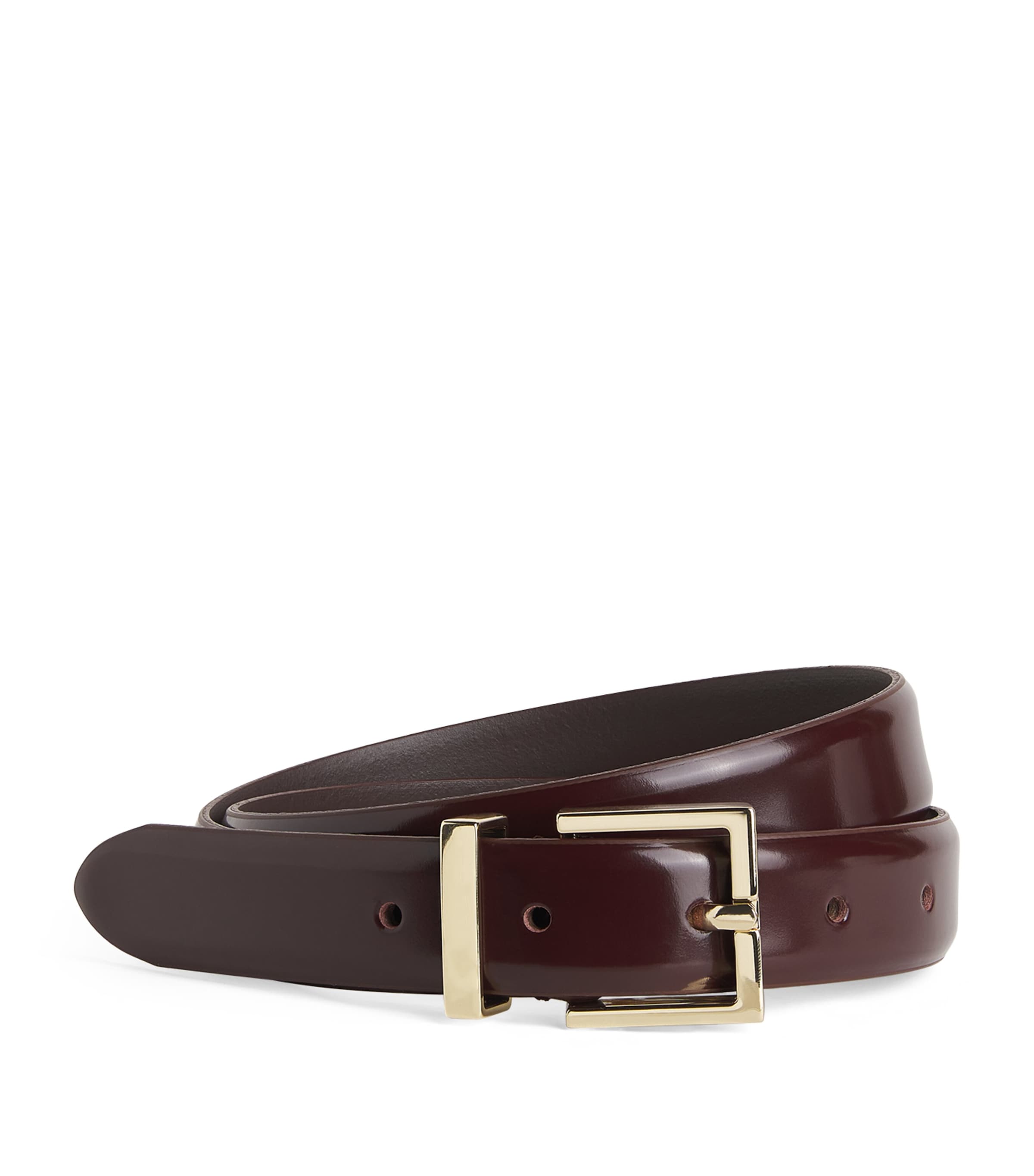 Leather Belt BORDEAUX Image 1