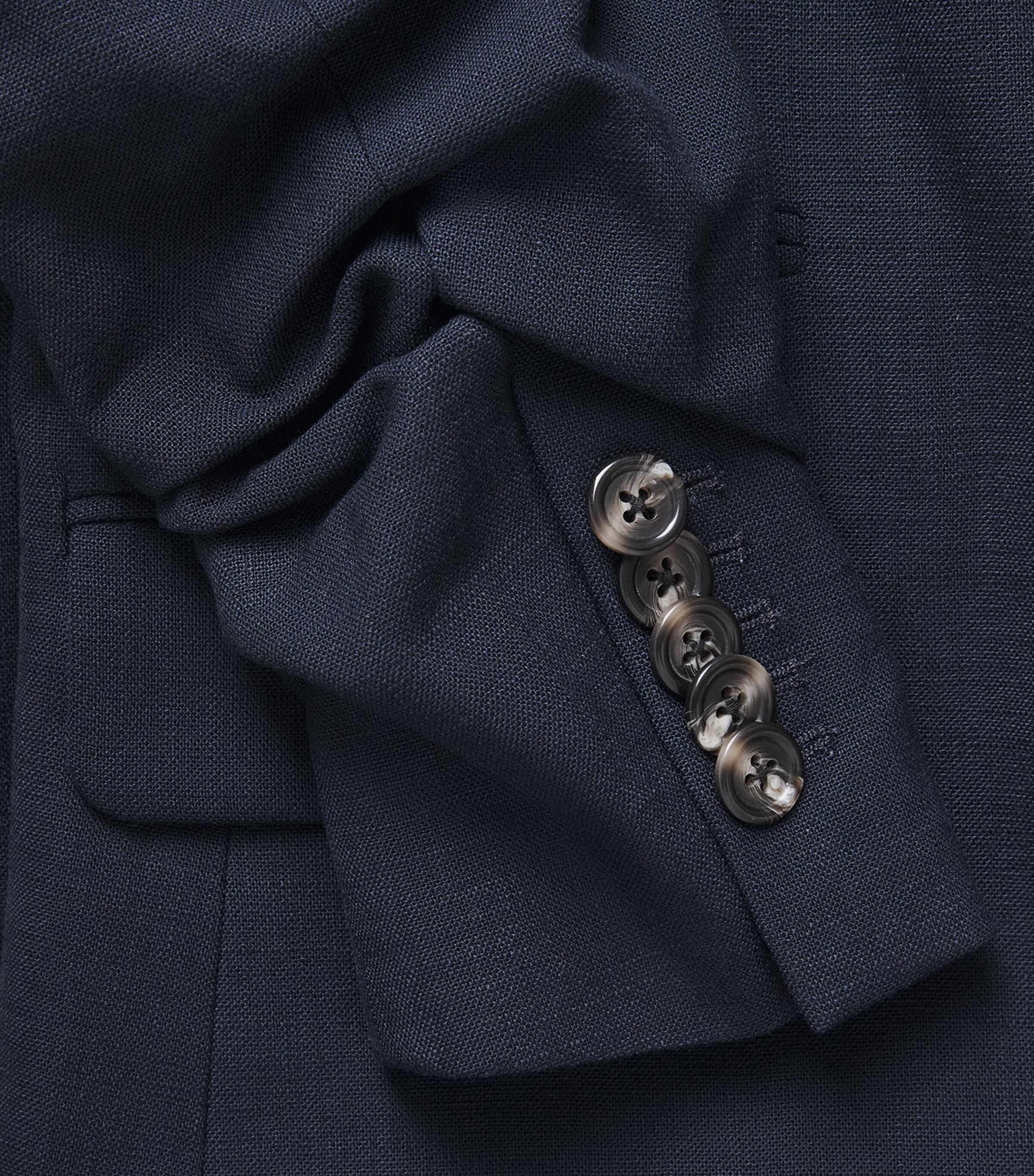 Veronica Beard Womens Battista Dickey Blazer Navy Image 6
