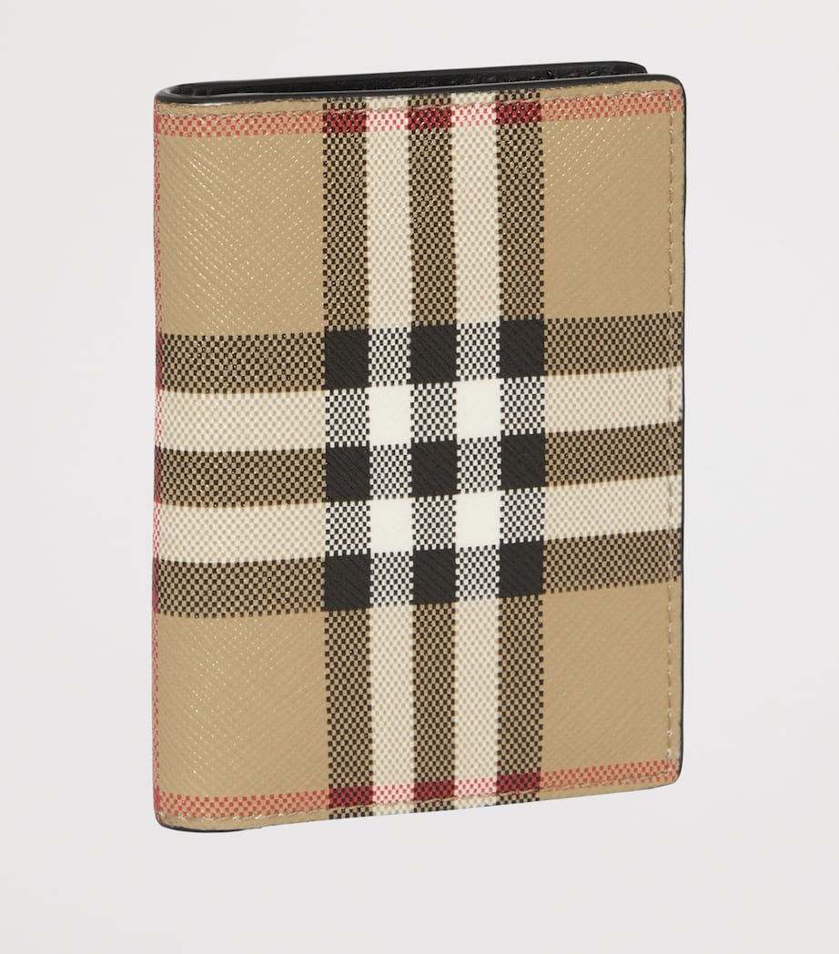 Check Folding Card Holder ARCHIVE BEIGE Image 3