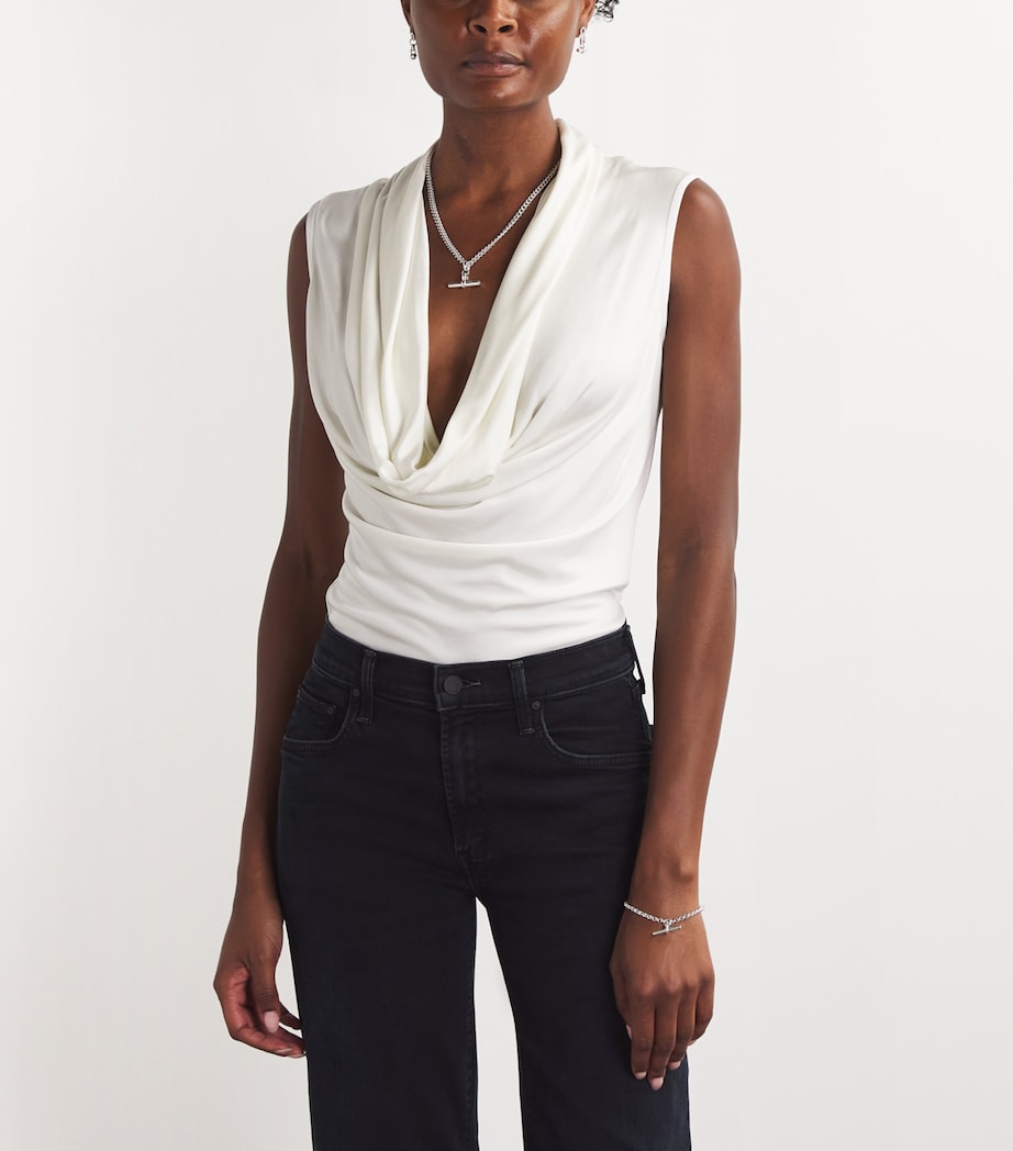 Sterling Silver T-Bar Curblink Chain Necklace SILVER Image 4