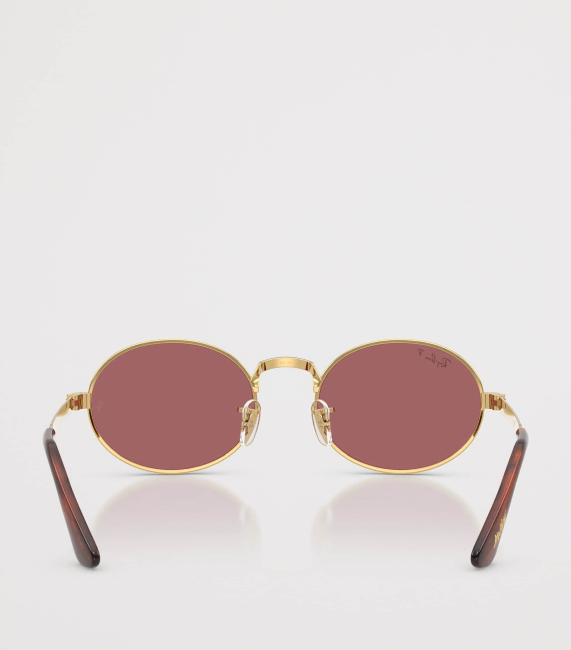 Ray-Ban By A$AP Rocky Oval Sunglasses Gold Image 4