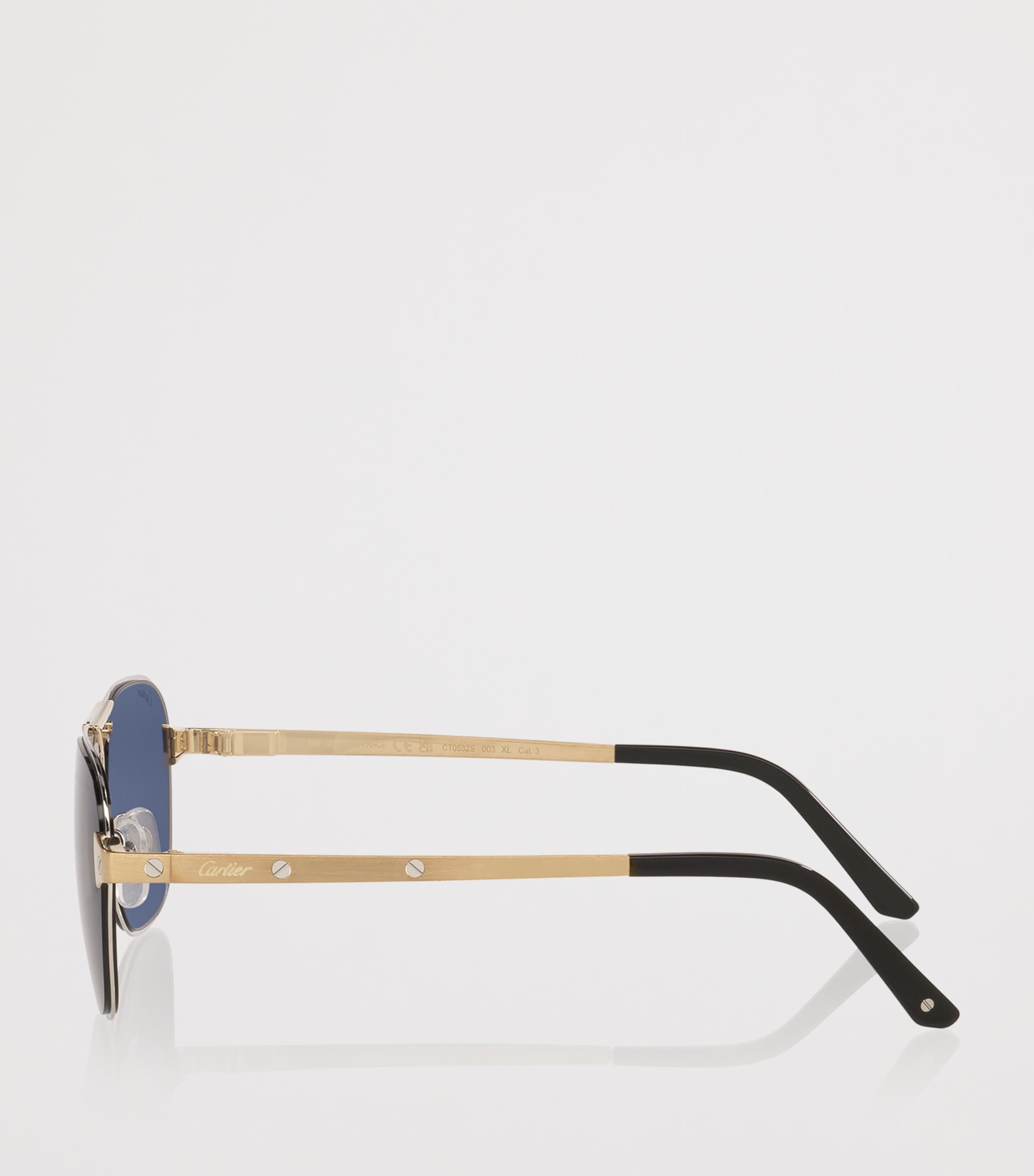 Cartier Rectangular Aviator Sunglasses Image 3