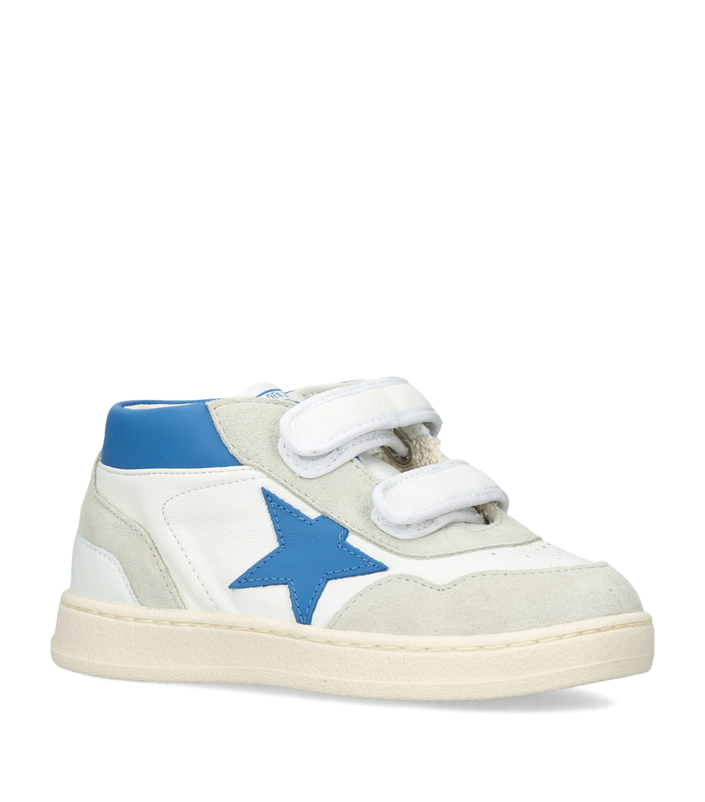 Golden Goose Leather June Sneakers Blue Other Image 2