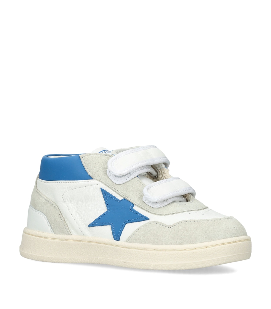 Golden Goose Leather June Sneakers Blue Other Image 2