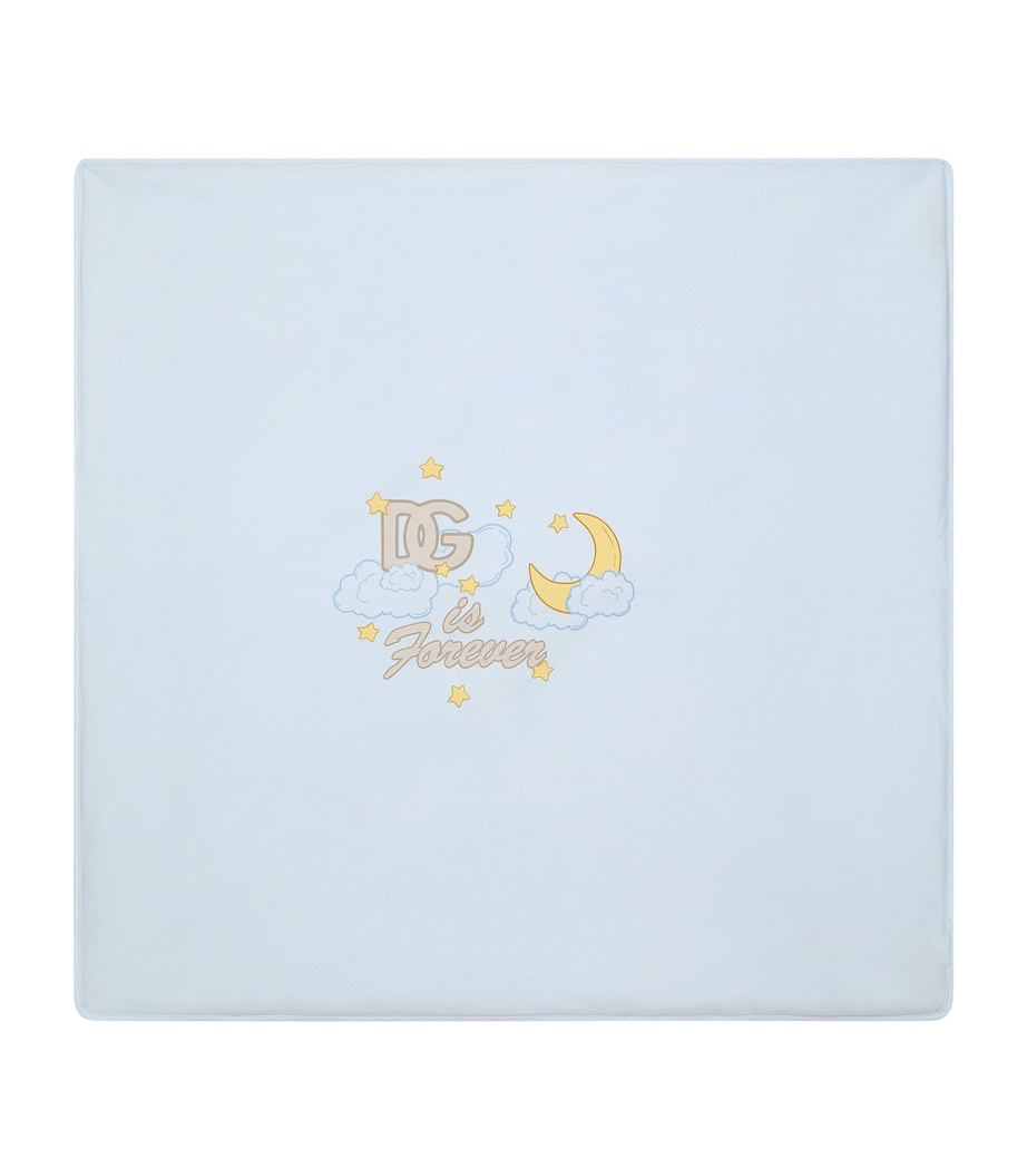 Dolce&Gabbana Kids Cotton Blanket (72cm x 72cm) Combined Image 1