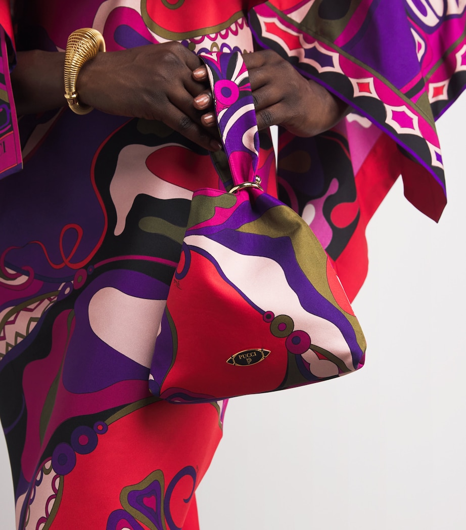 Silk Emilio Top-Handle Bag 017/MULTICOLOR Image 5